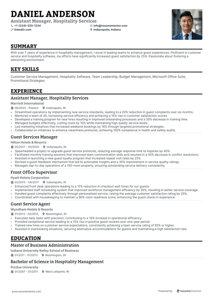 Assistant Manager Resume Examples - Free to Edit ATS-Friendly PDF - 2025