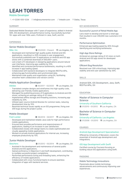 39 Developer Resume Examples To Get You Hired in 2024