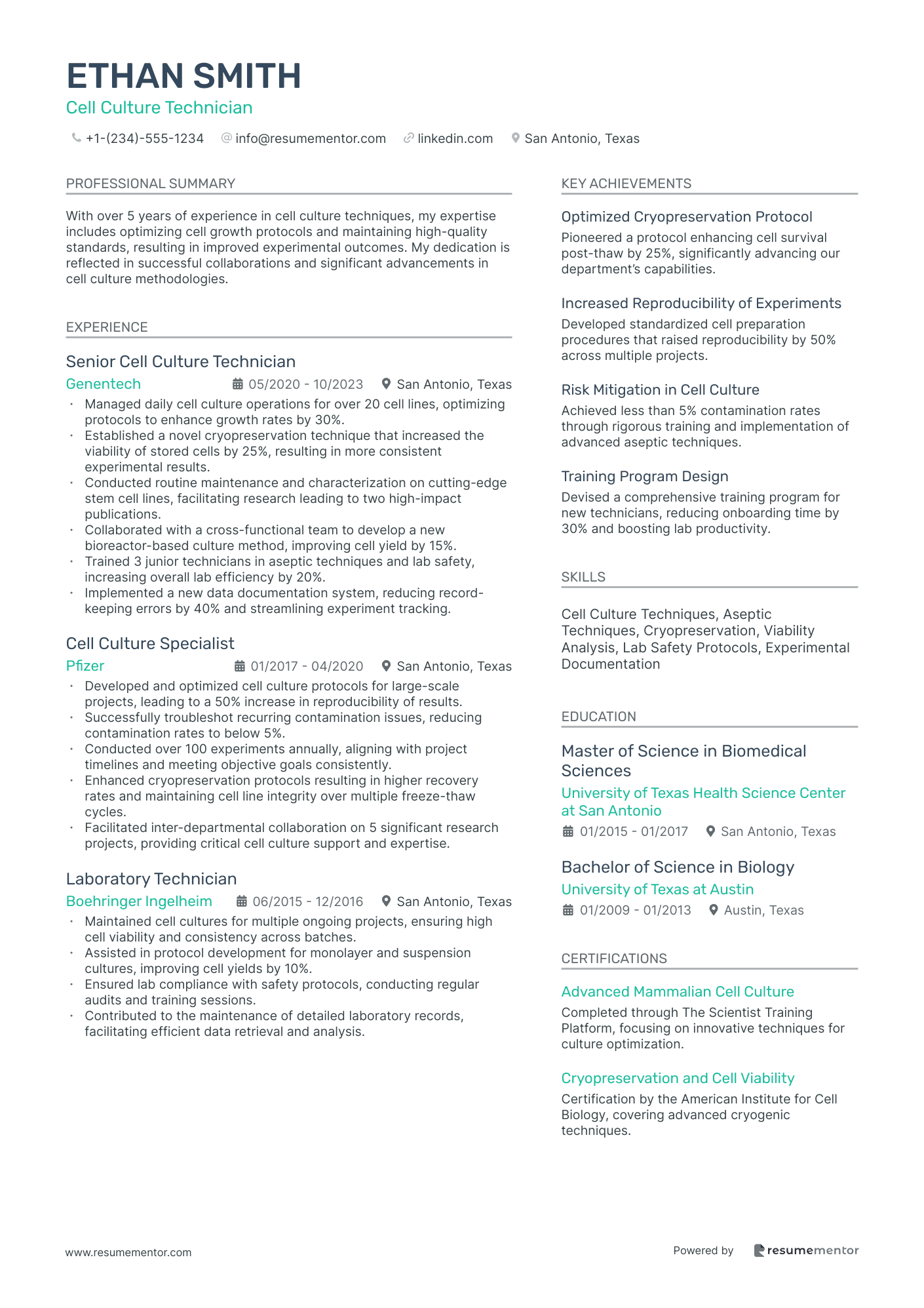 Cell Culture Technician