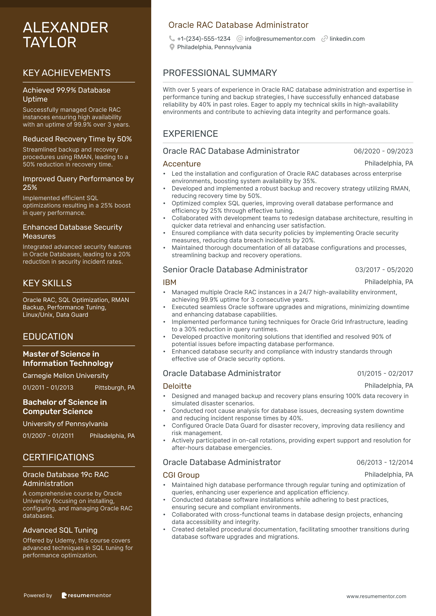 Oracle RAC Database Administrator