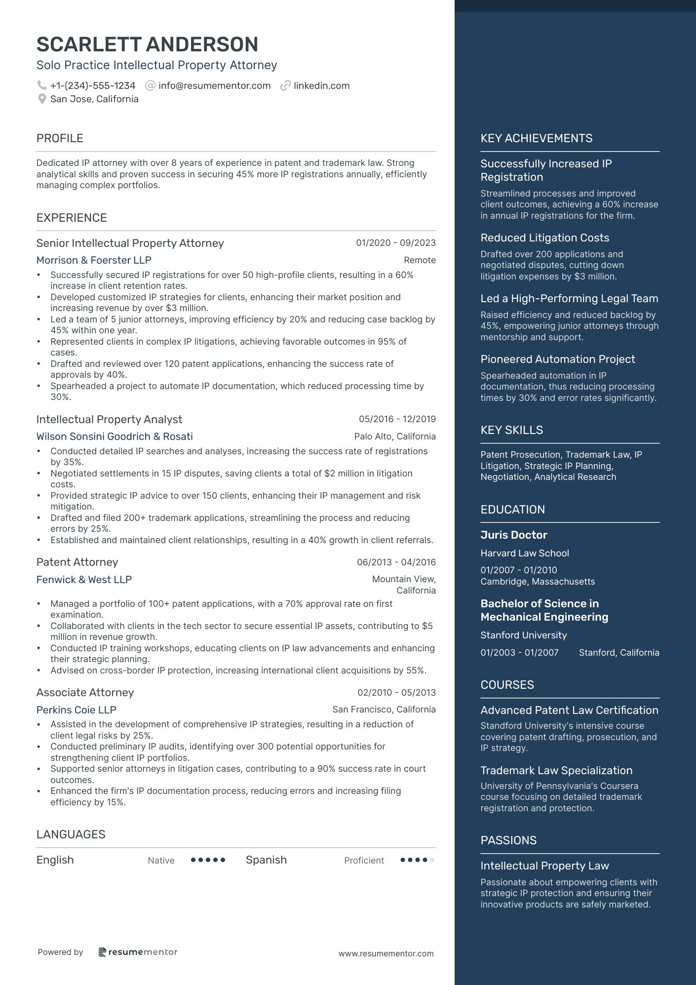 Solo Practice Intellectual Property Attorney