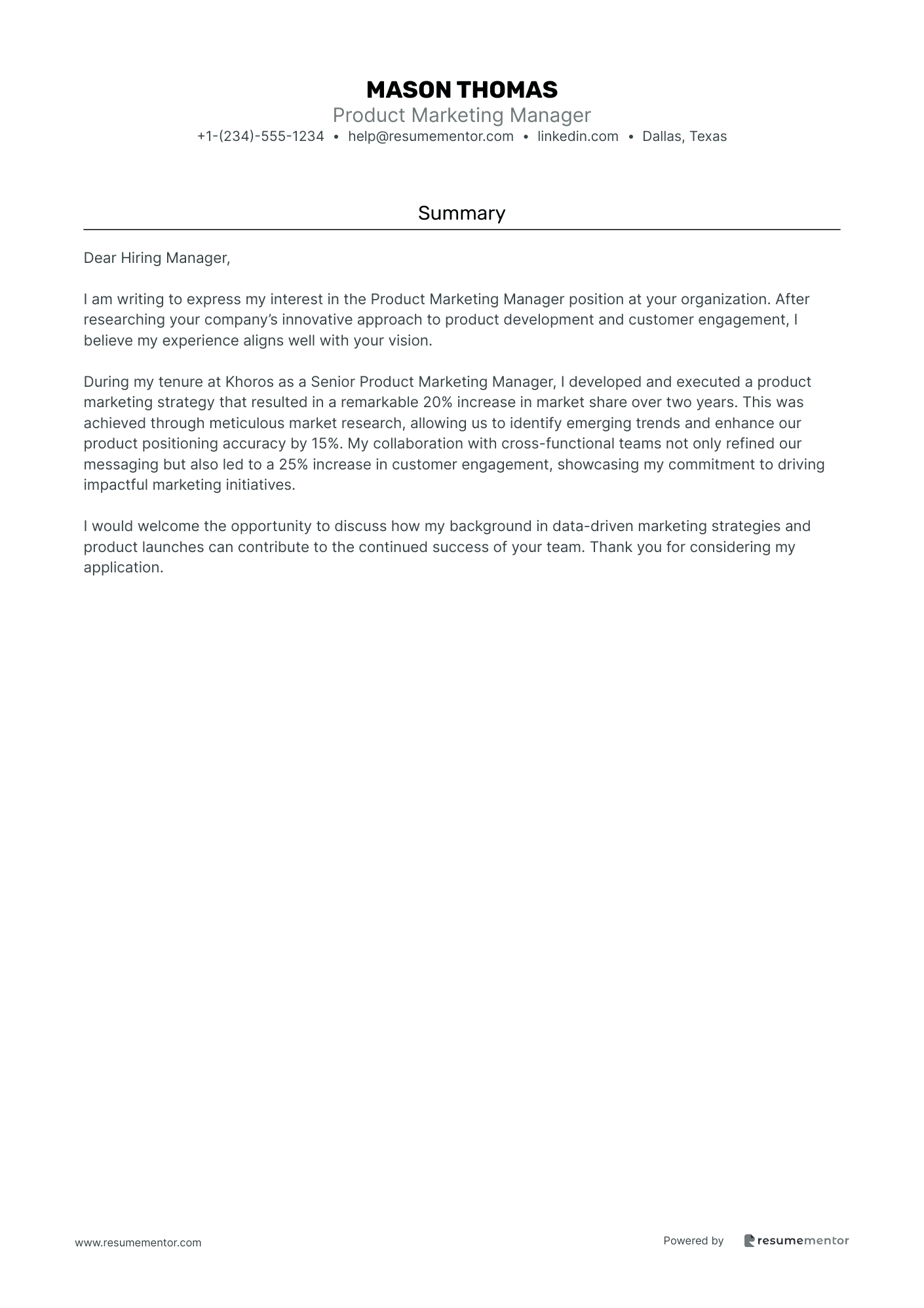 Product Marketing Manager