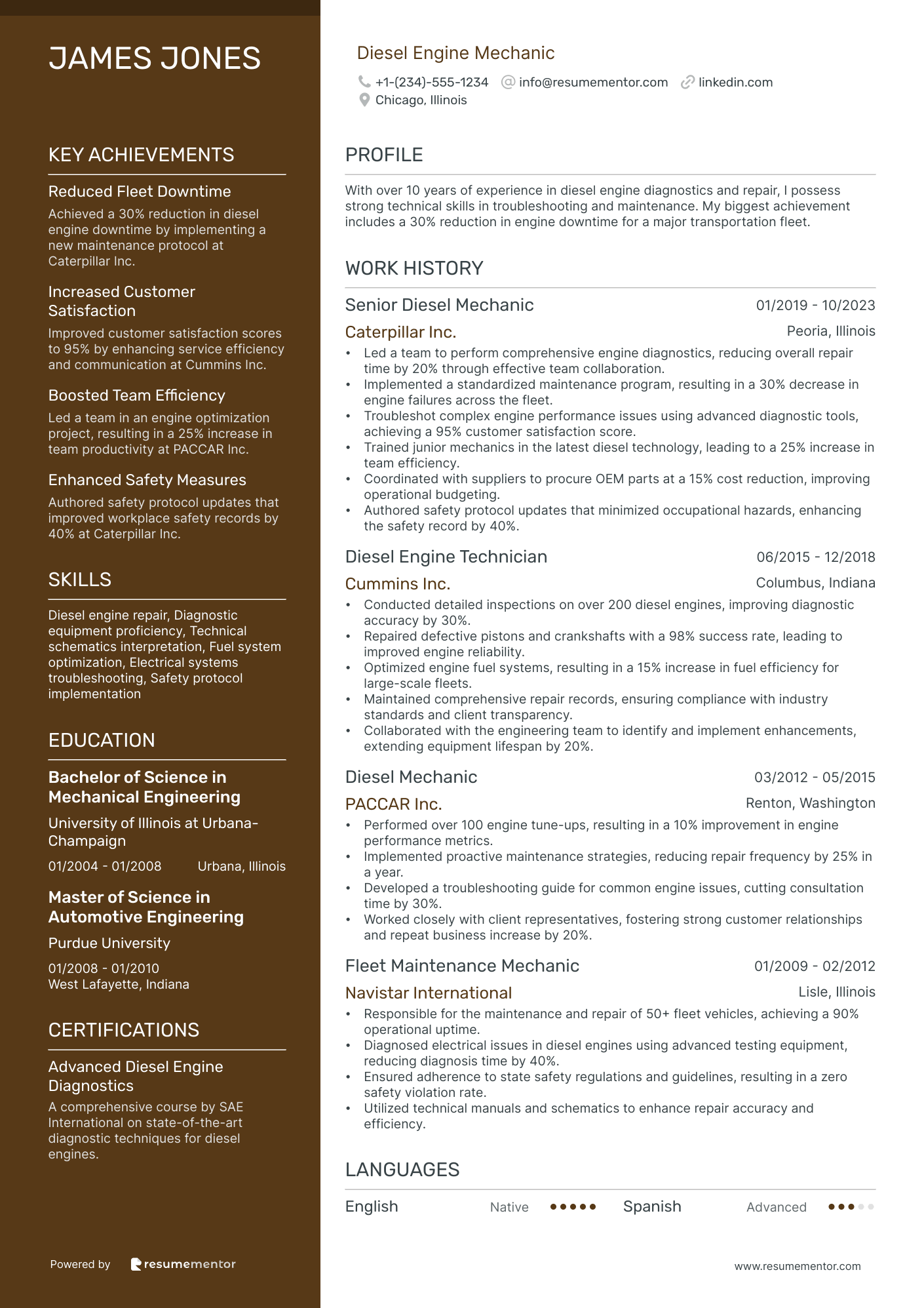 Diesel Engine Mechanic