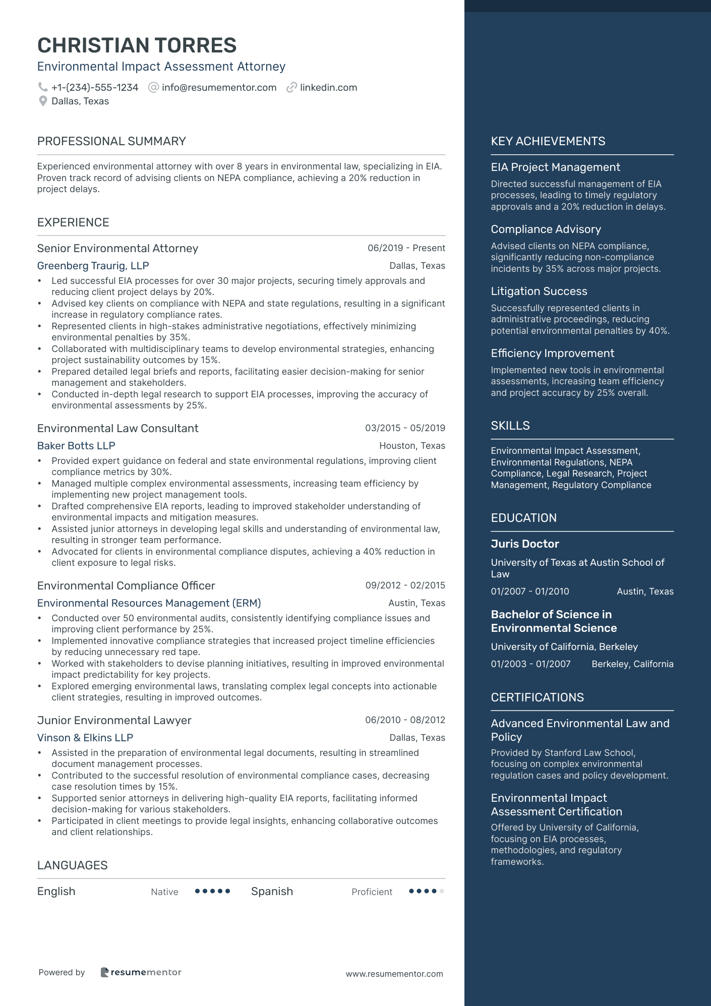 Environmental Impact Assessment Attorney