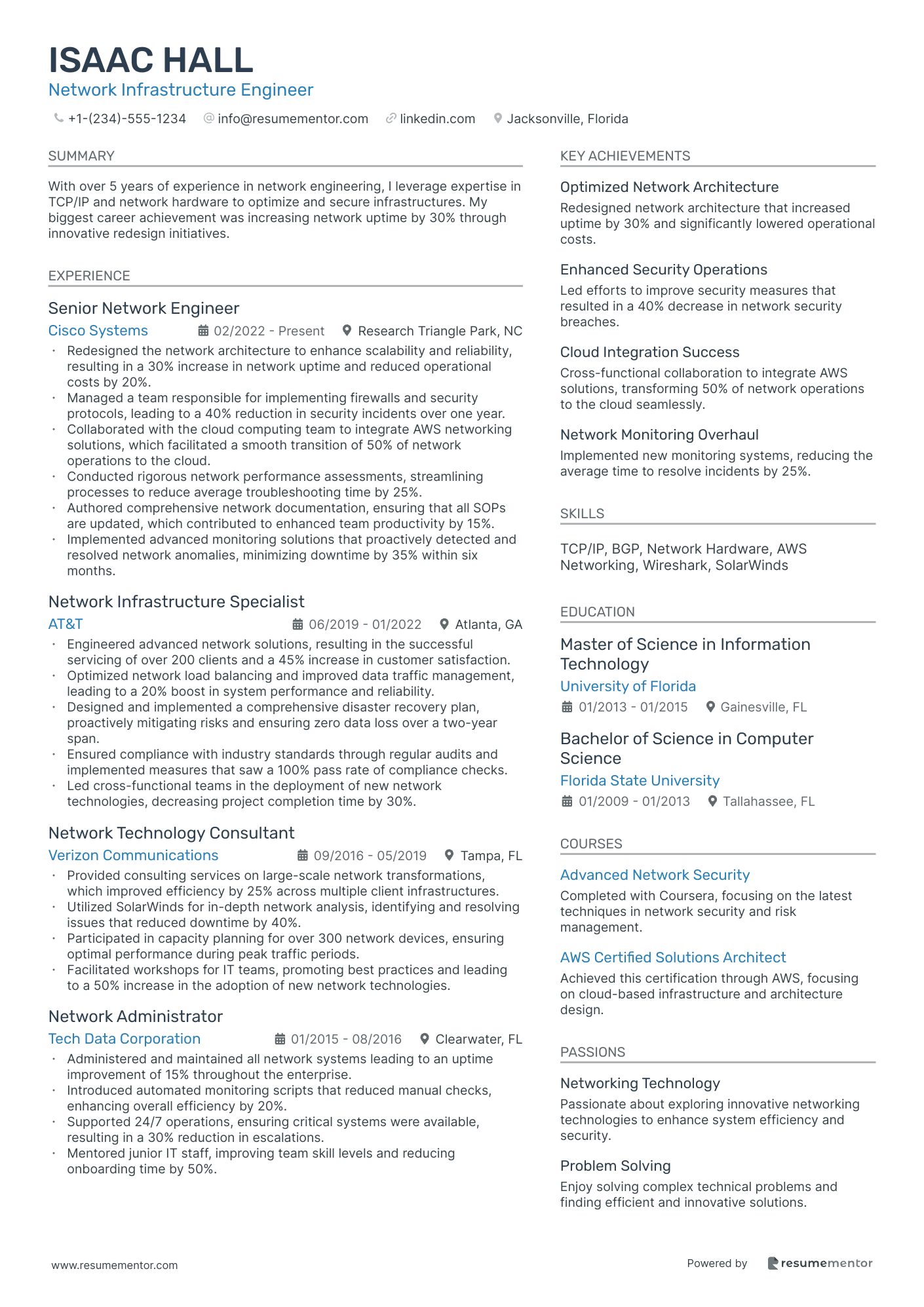 Network Infrastructure Engineer