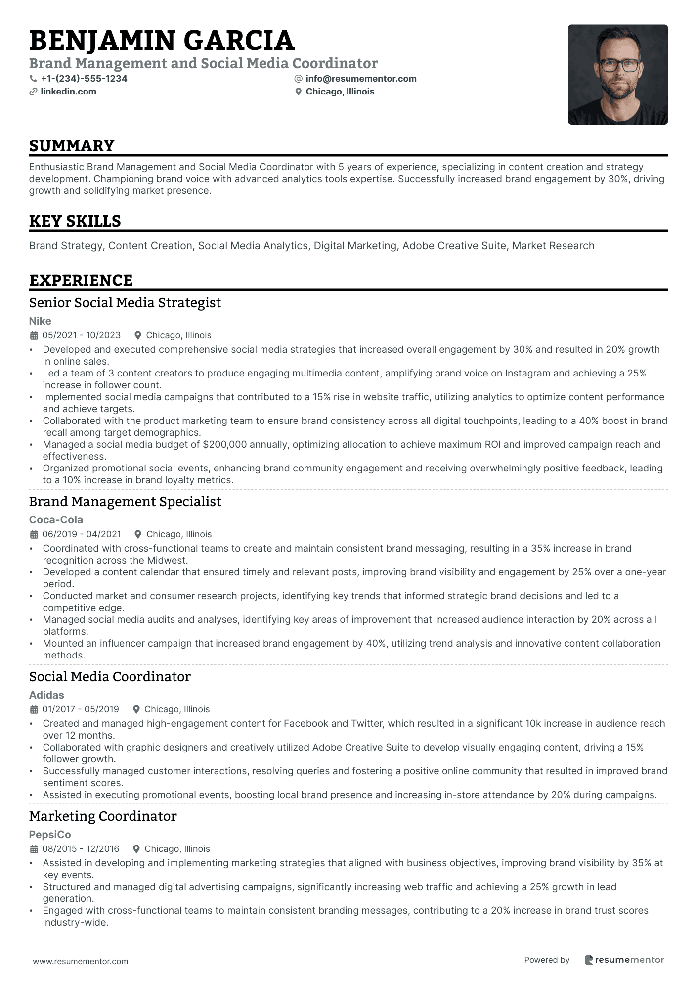 Brand Management and Social Media Coordinator