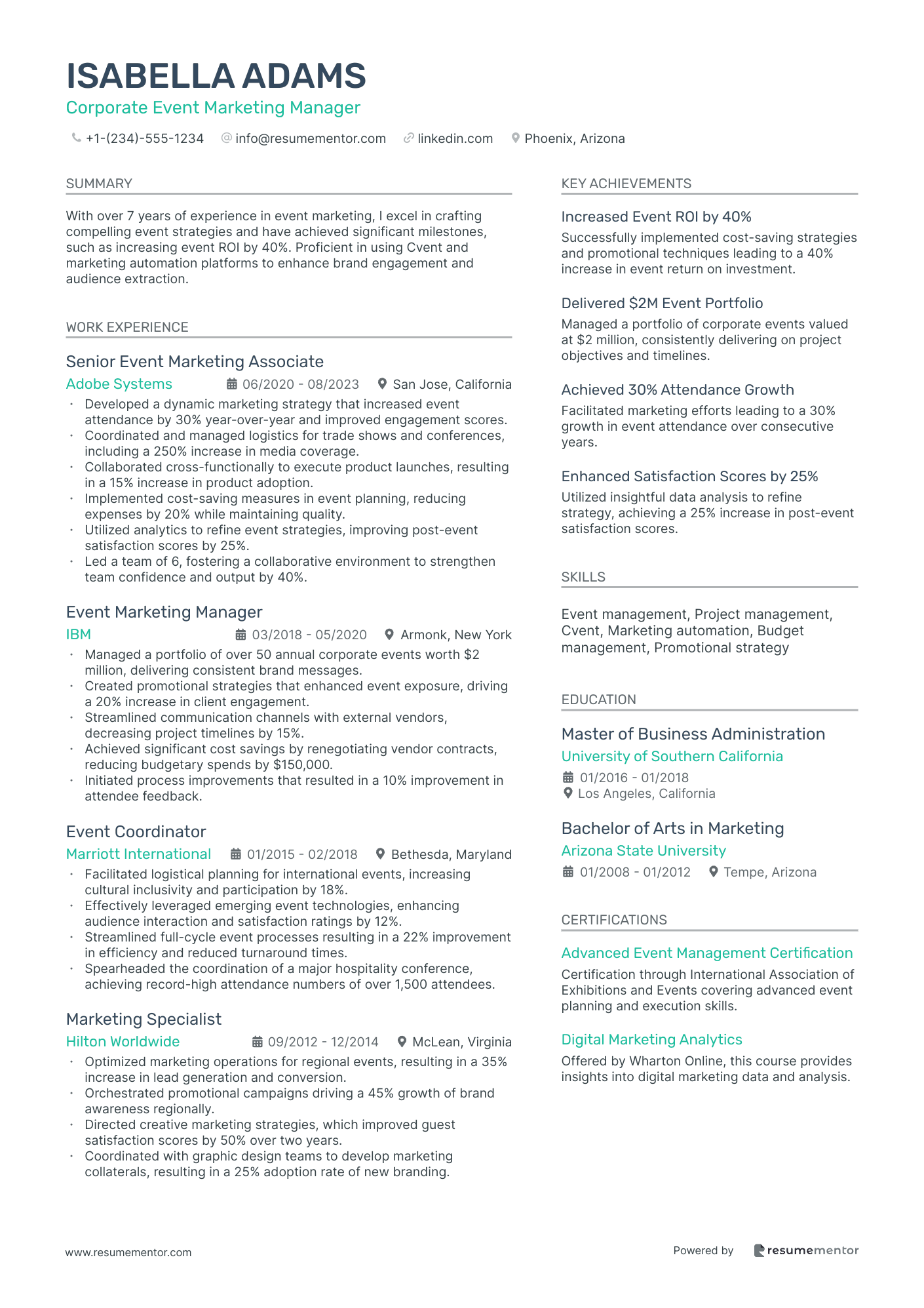 Corporate Event Marketing Manager