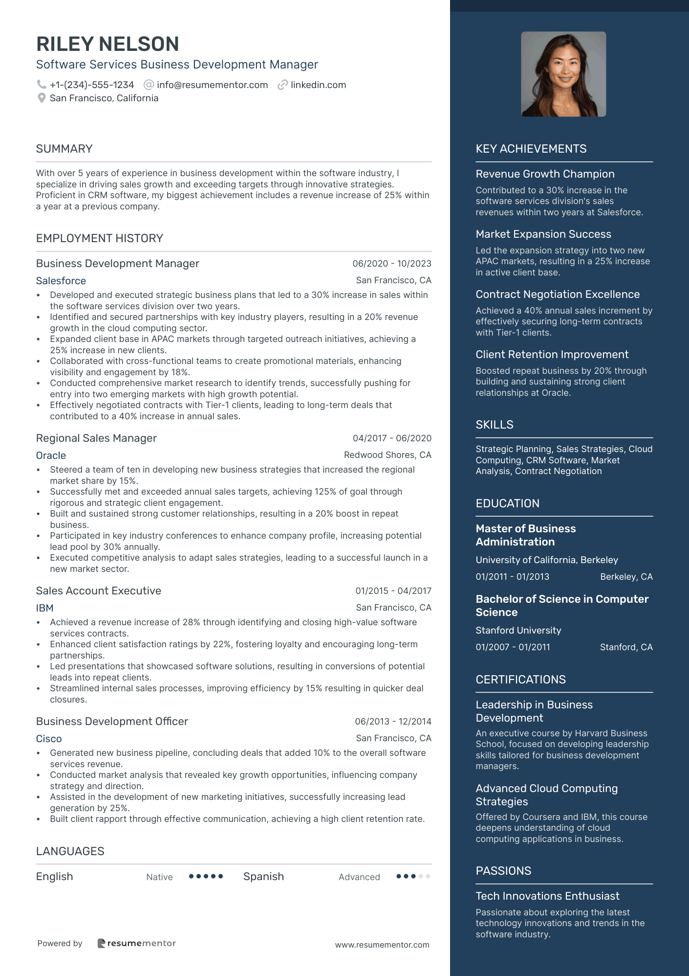 Software Services Business Development Manager