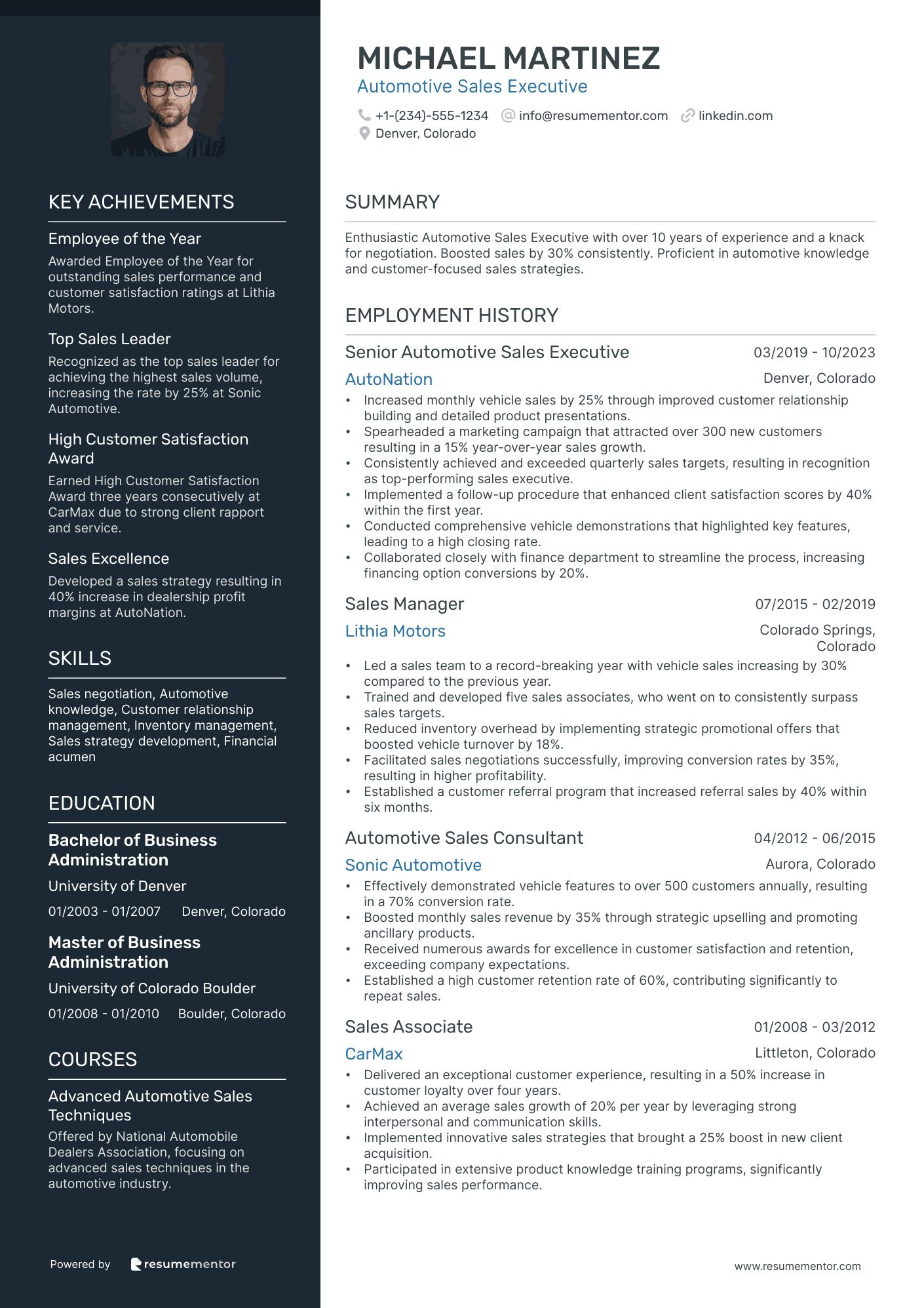 Automotive Sales Executive