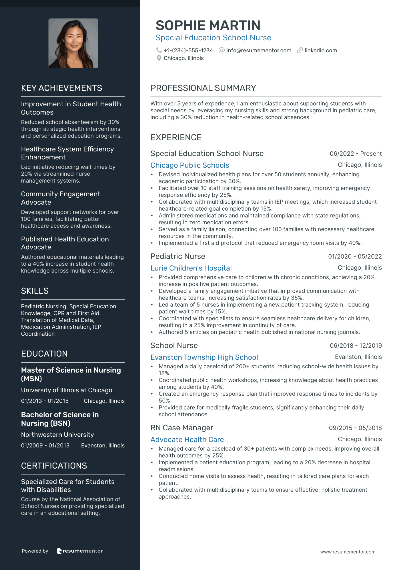 Special Education School Nurse