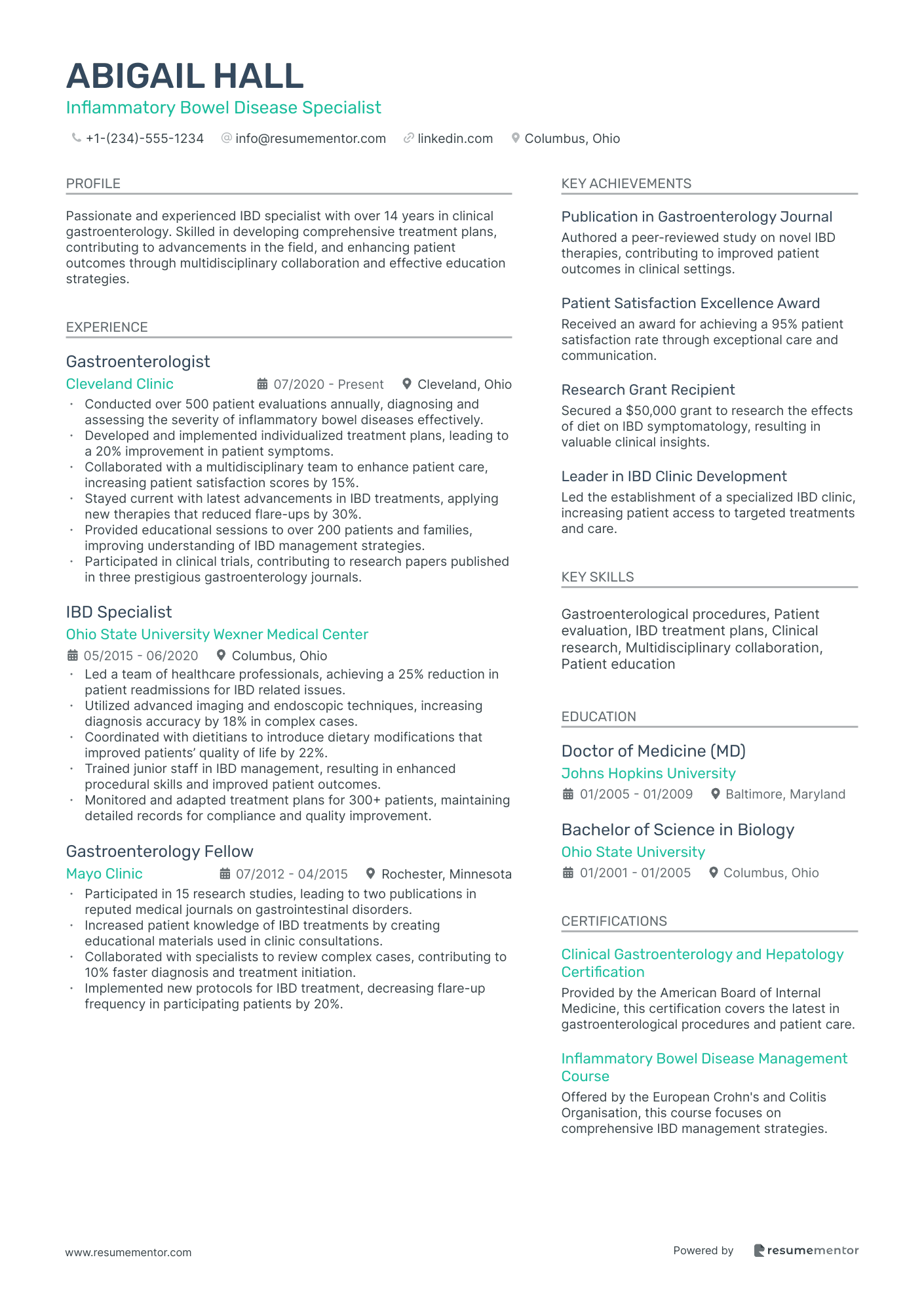 Inflammatory Bowel Disease Specialist