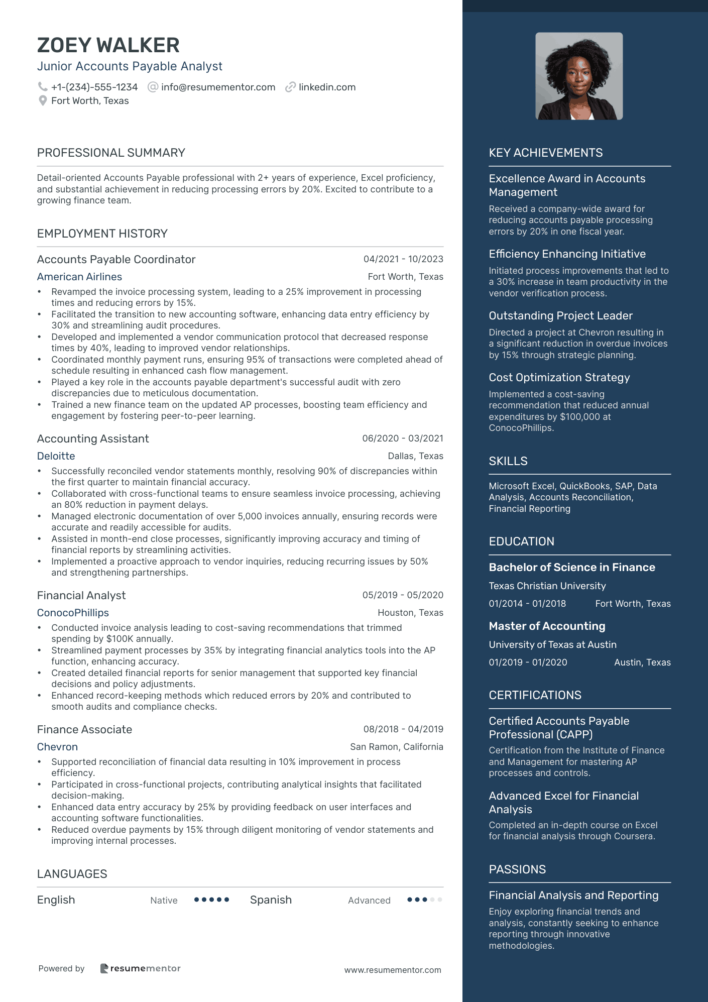 Junior Accounts Payable Analyst