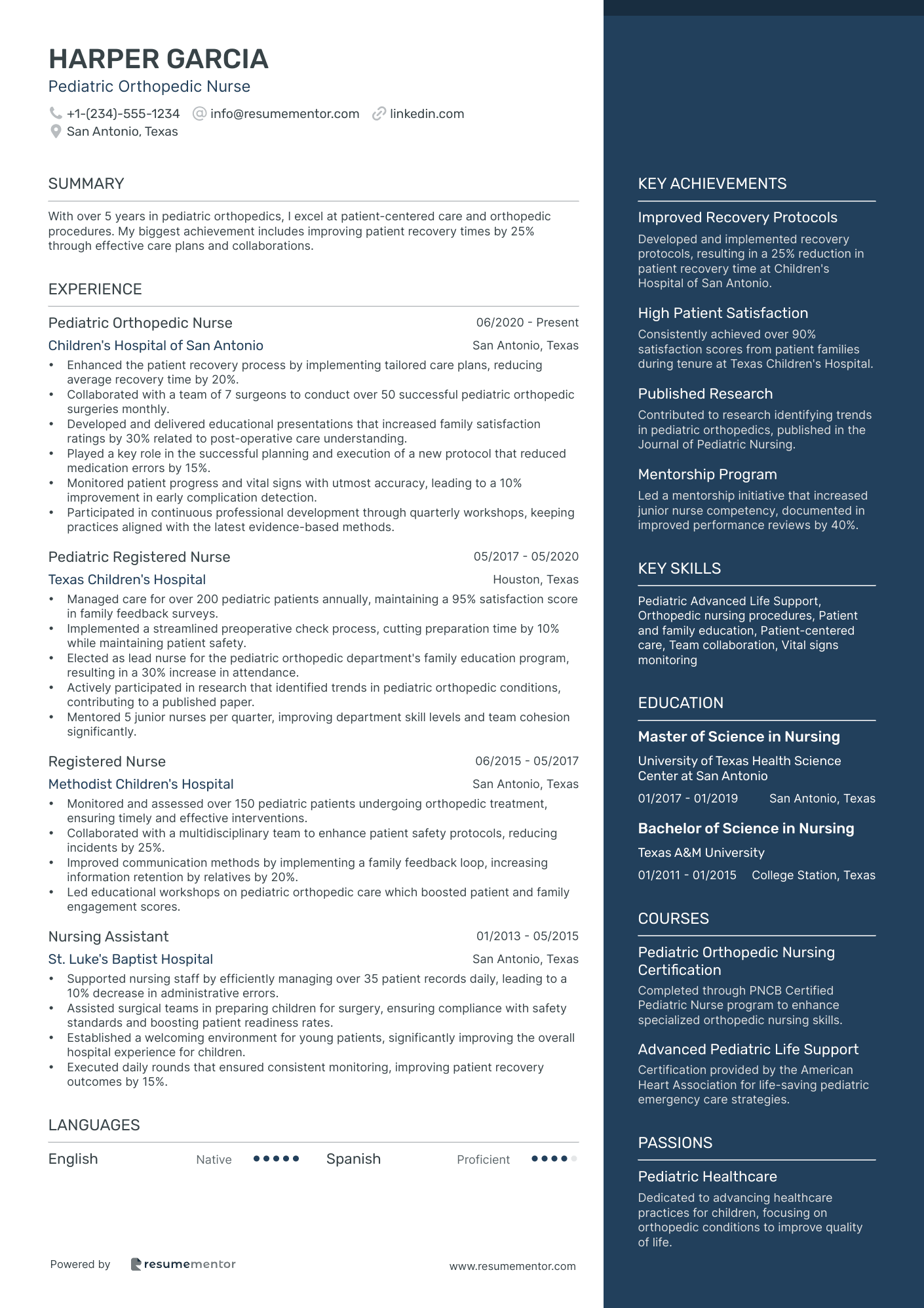 Pediatric Orthopedic Nurse