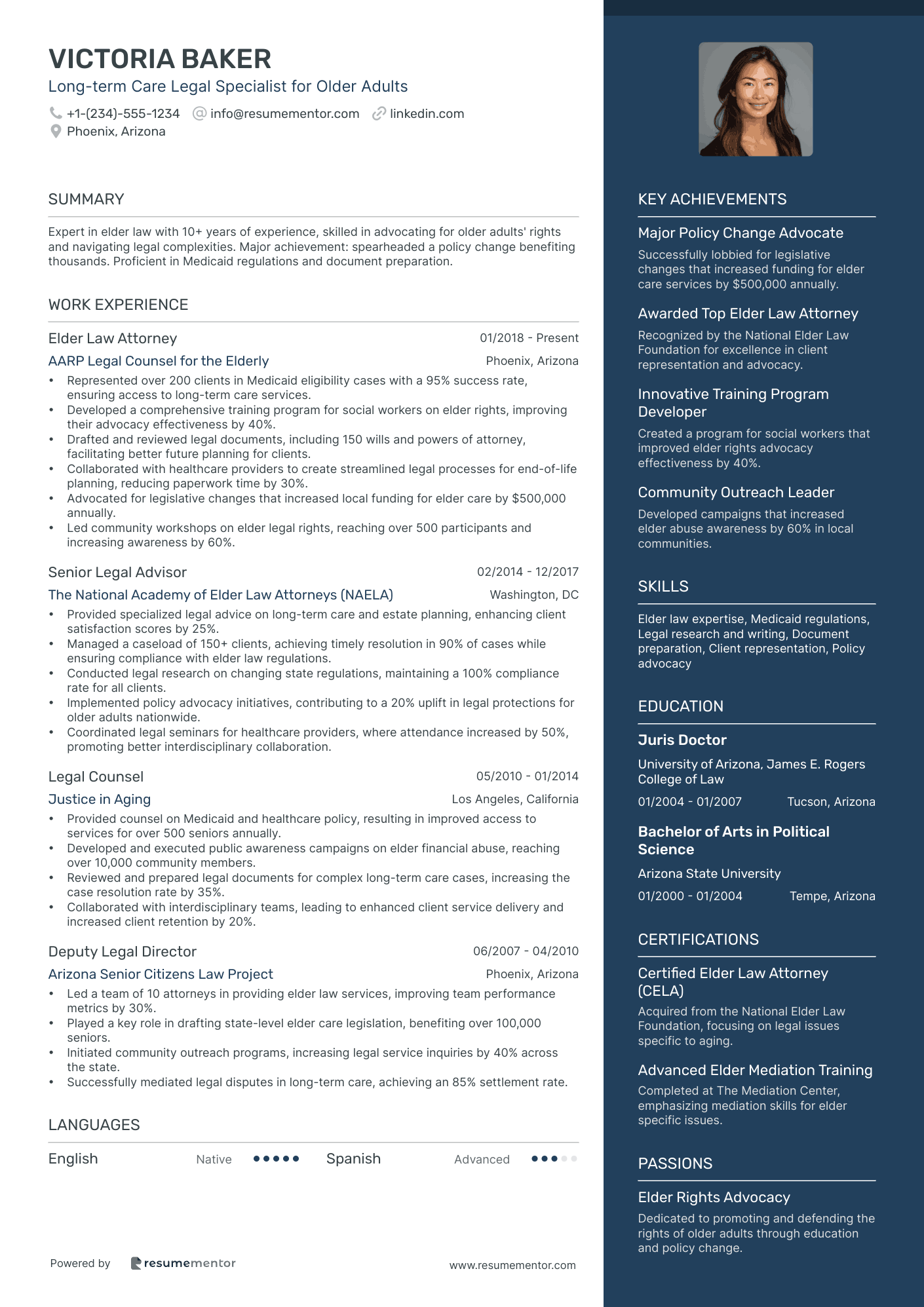 Long term Care Legal Specialist for Older Adults