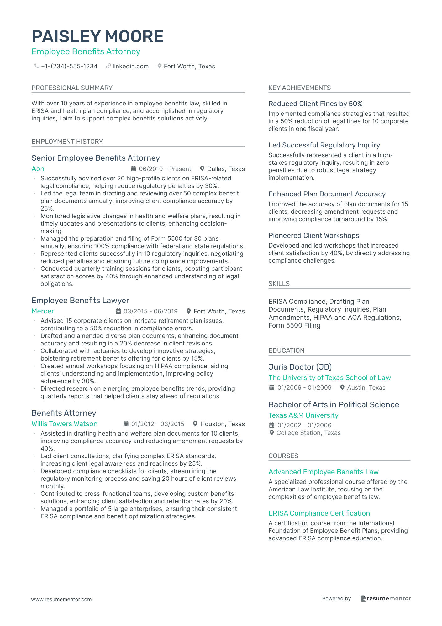 Employee Benefits Attorney