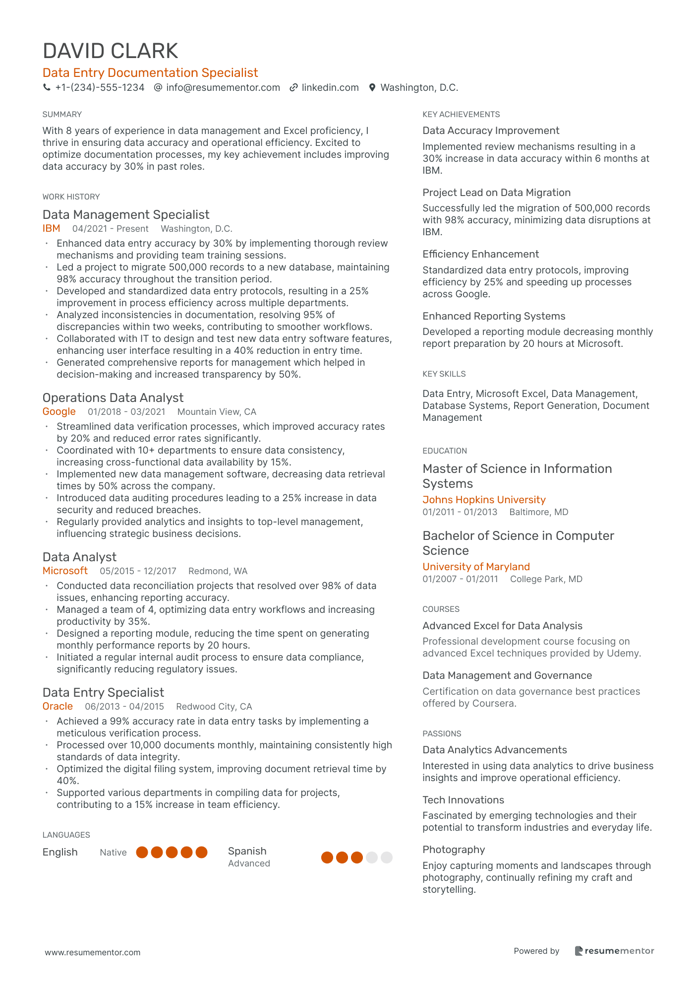 Data Entry Documentation Specialist