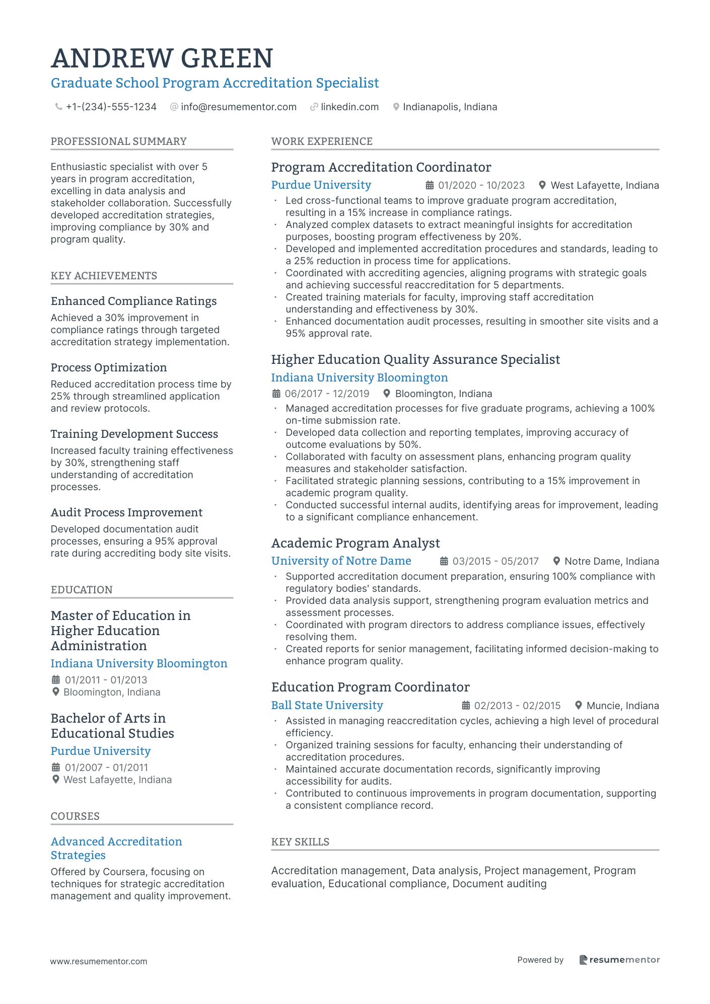 Graduate School Program Accreditation Specialist