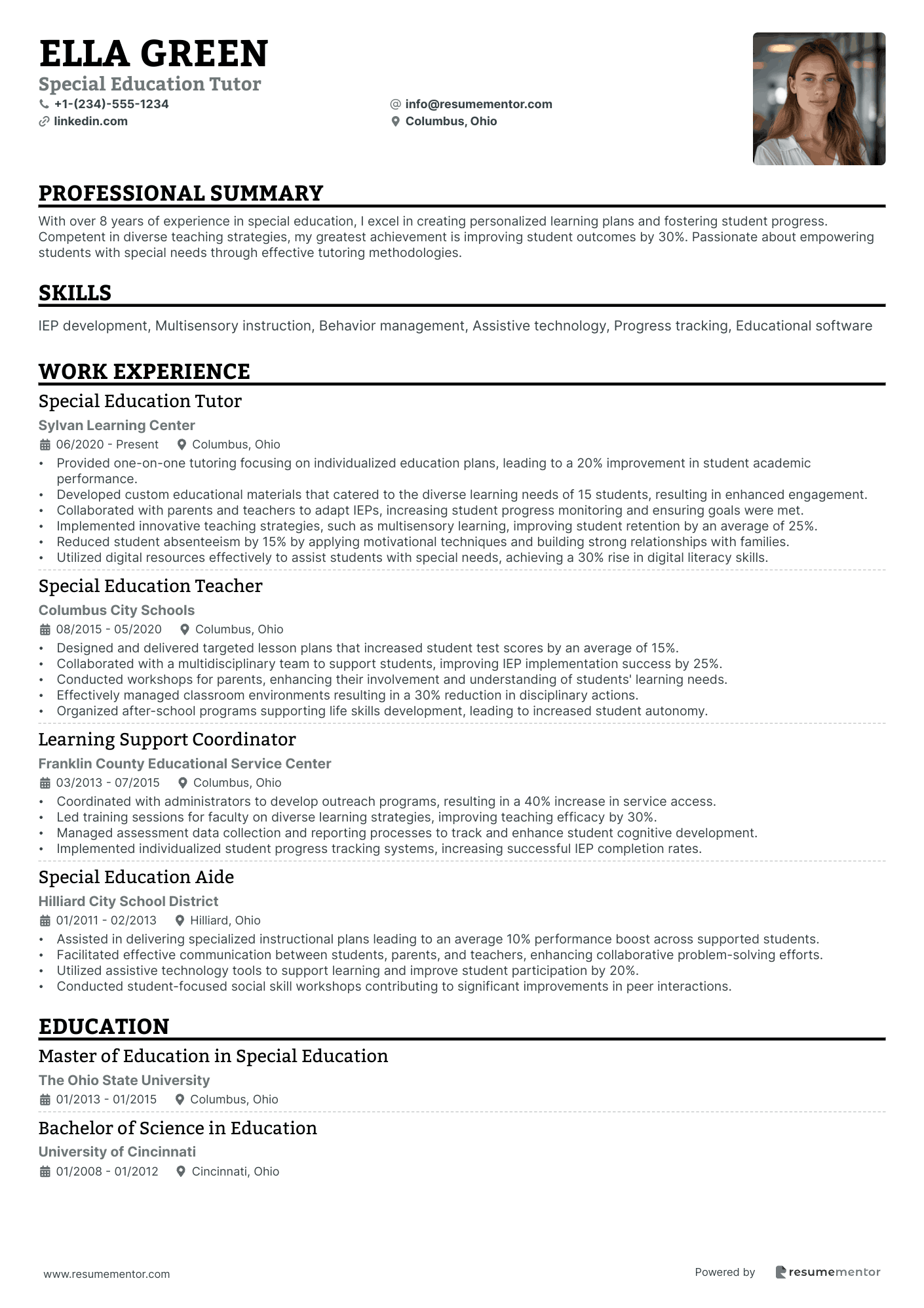 Special Education Tutor