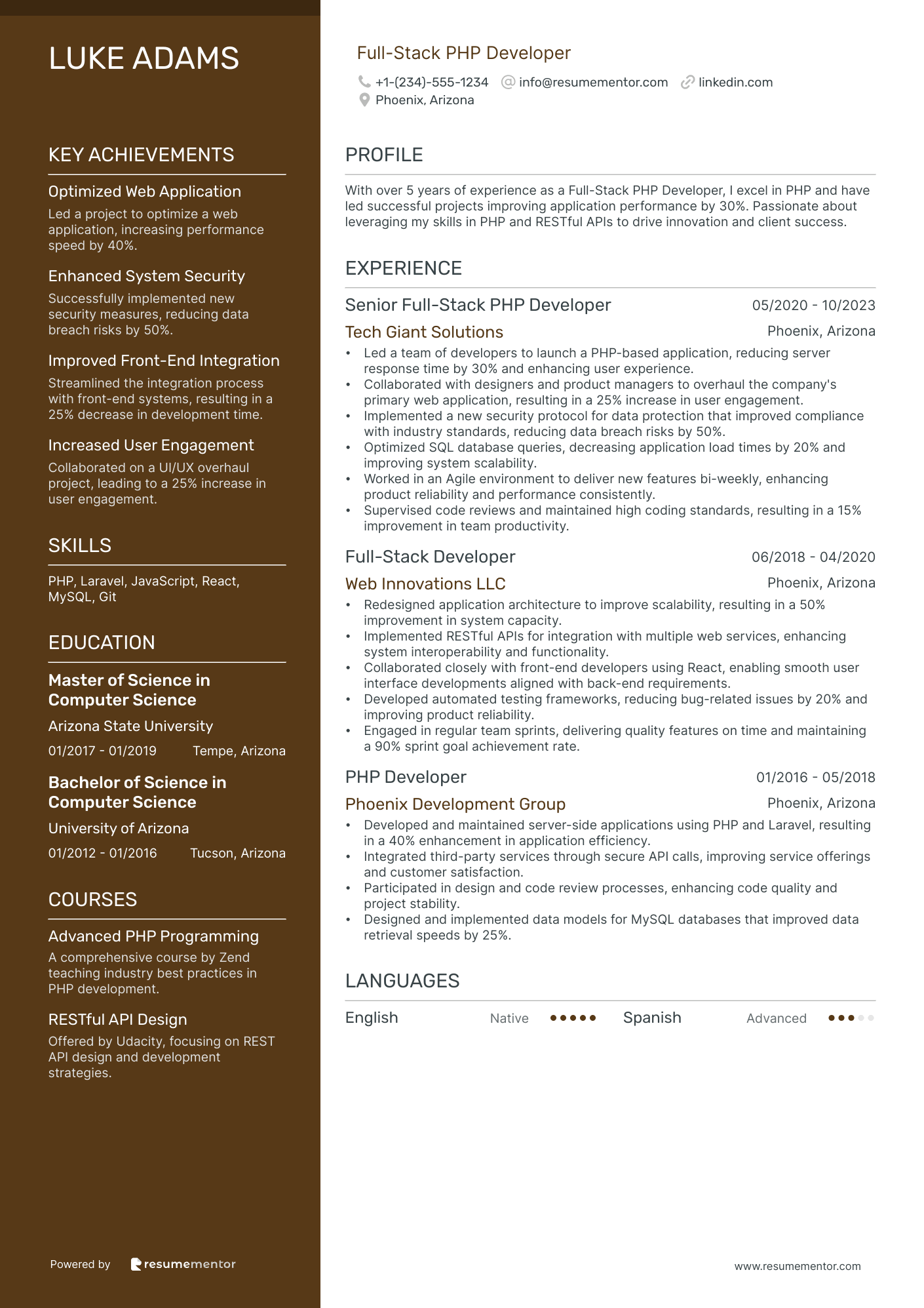 Full Stack PHP Developer