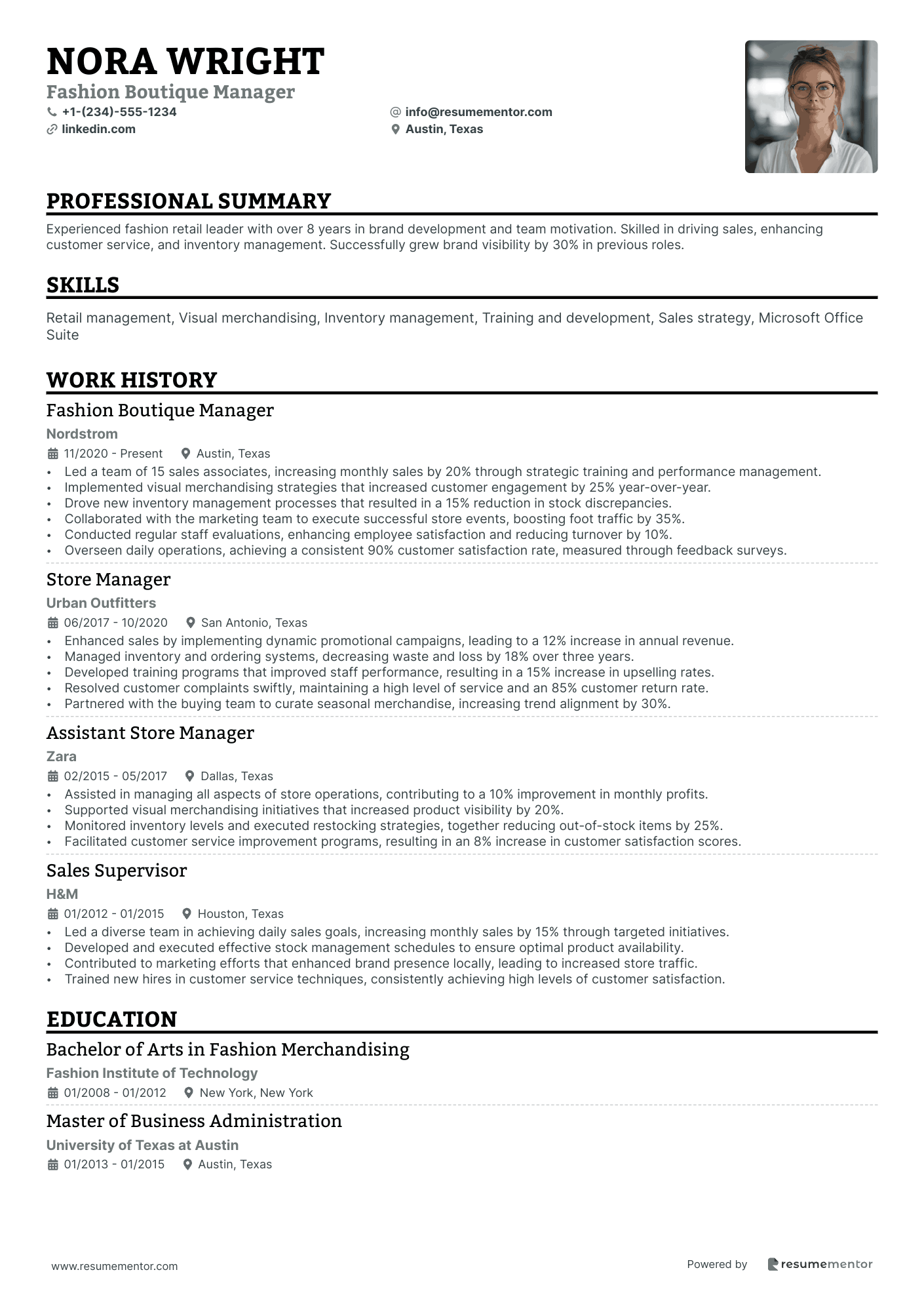 Fashion Boutique Manager