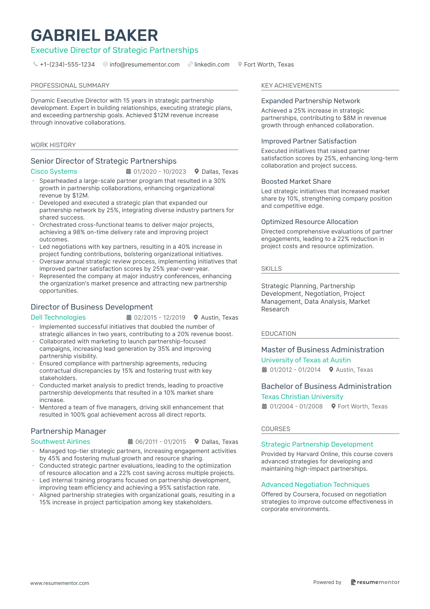 Executive Director of Strategic Partnerships