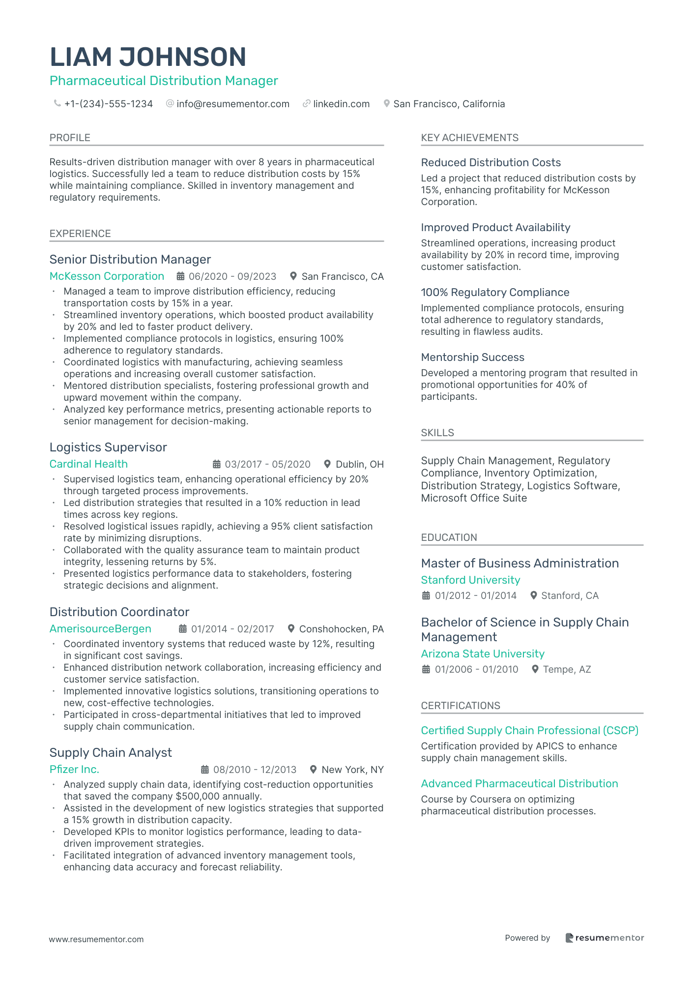 Pharmaceutical Distribution Manager