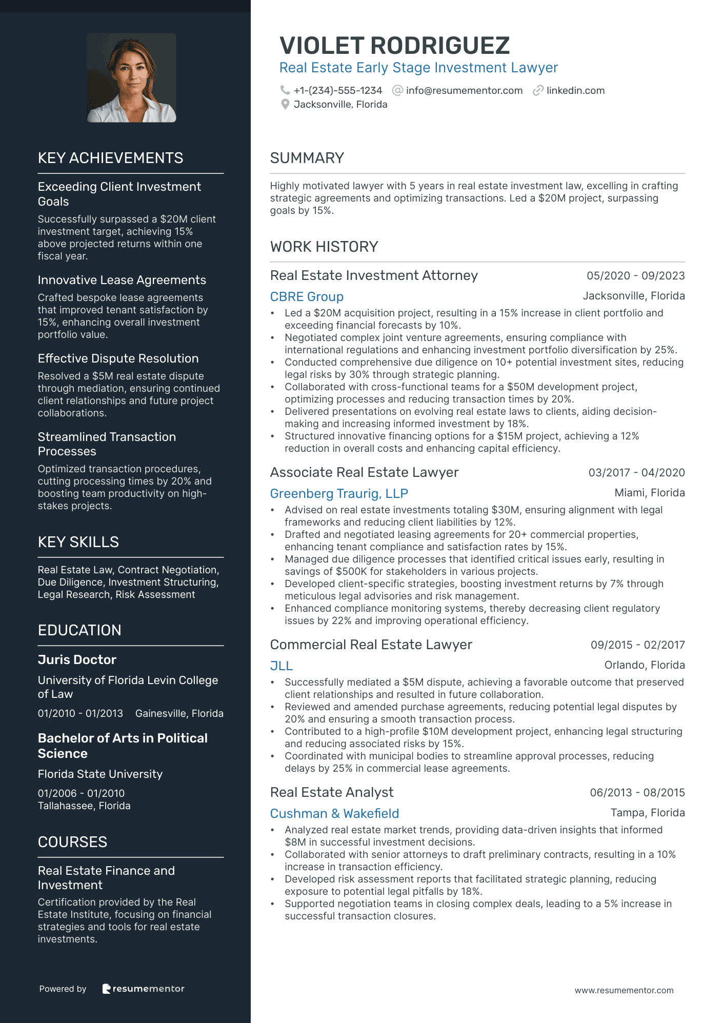 Real Estate Early Stage Investment Lawyer