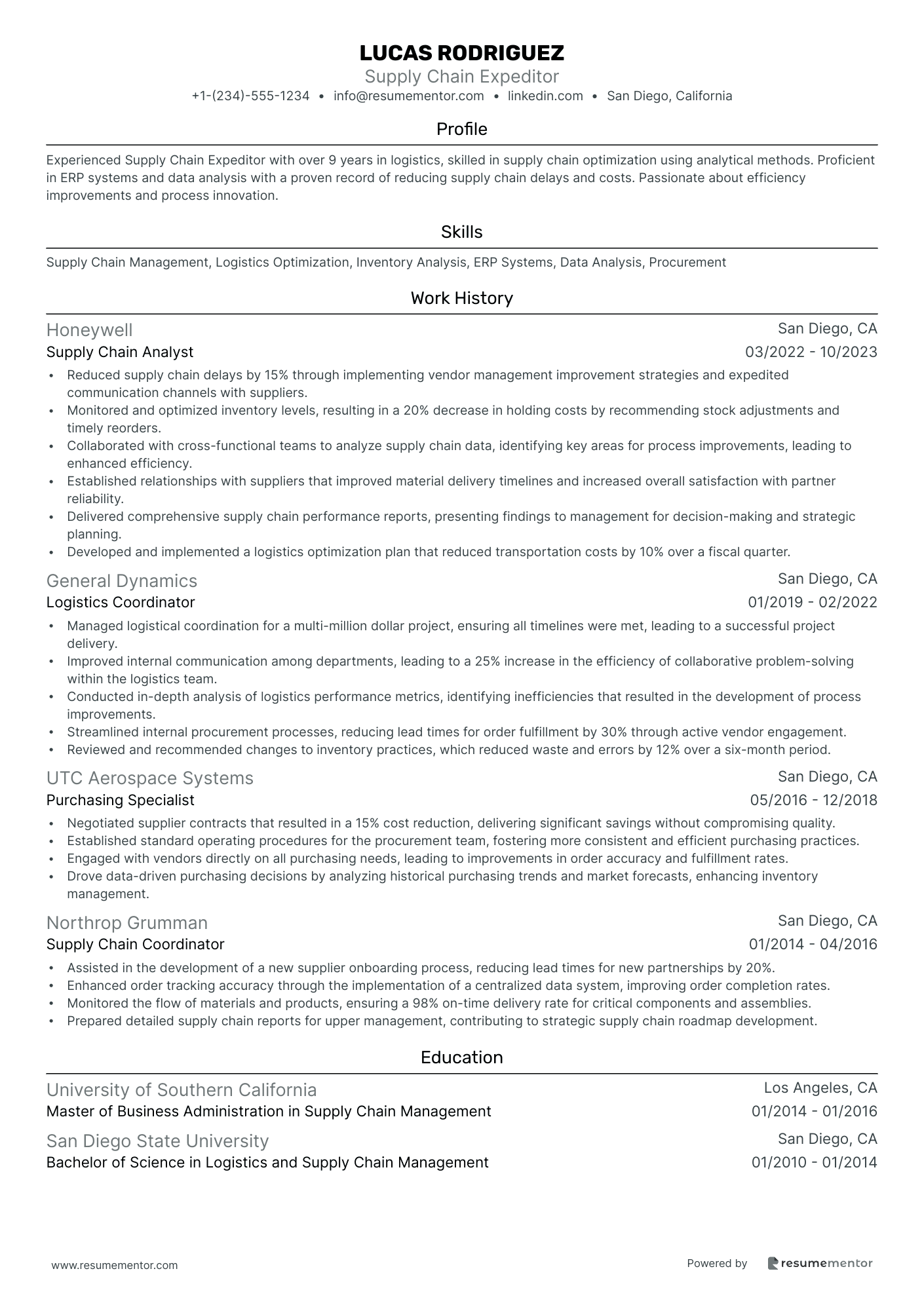 Supply Chain Expeditor