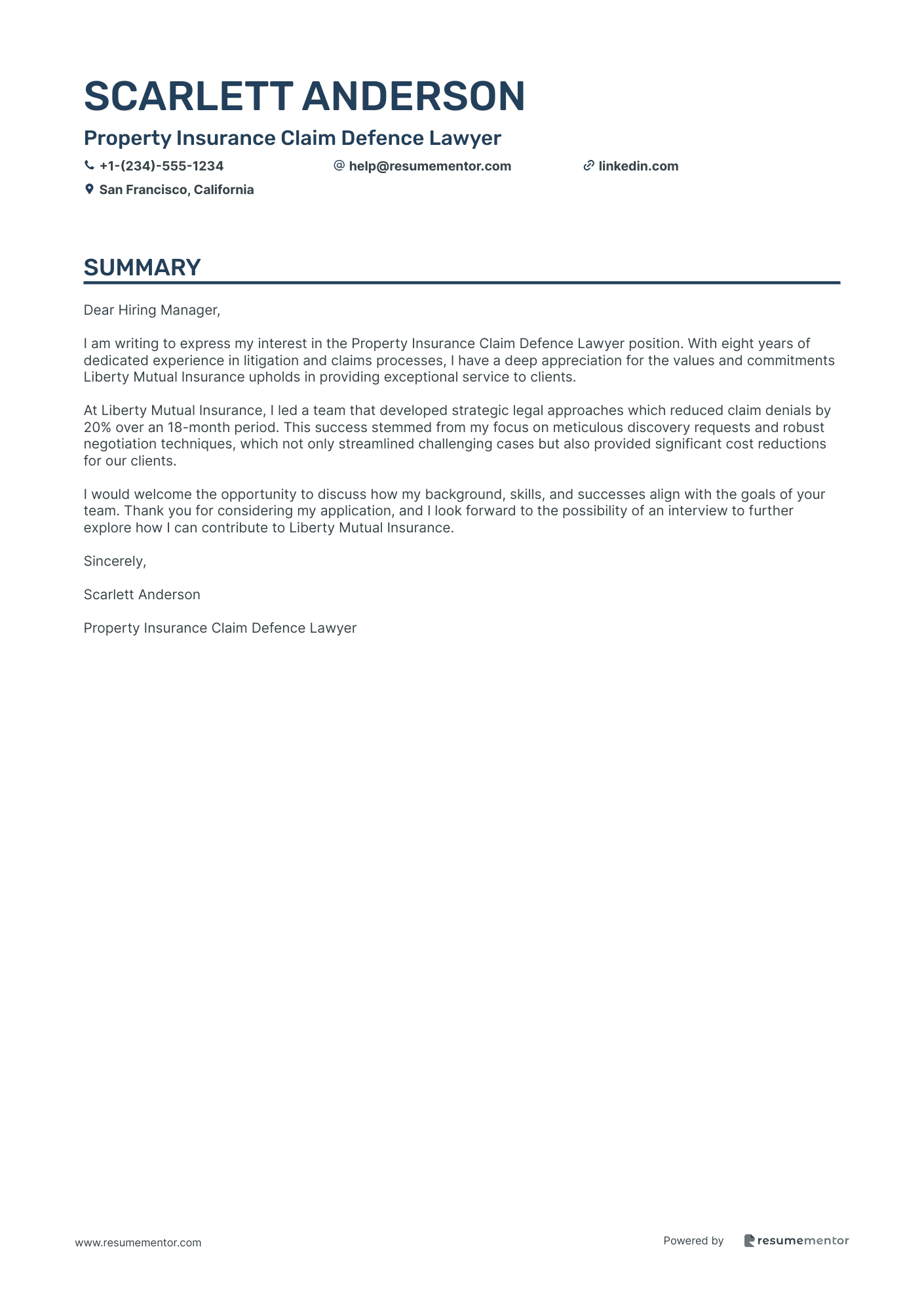 Property Insurance Claim Defence Lawyer