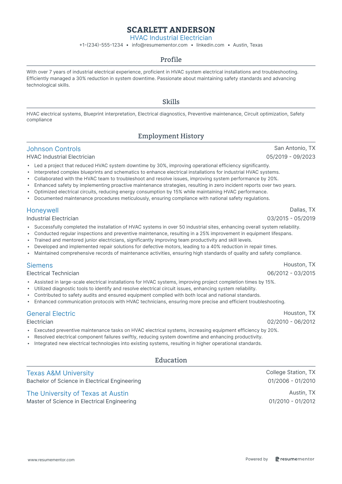 HVAC Industrial Electrician