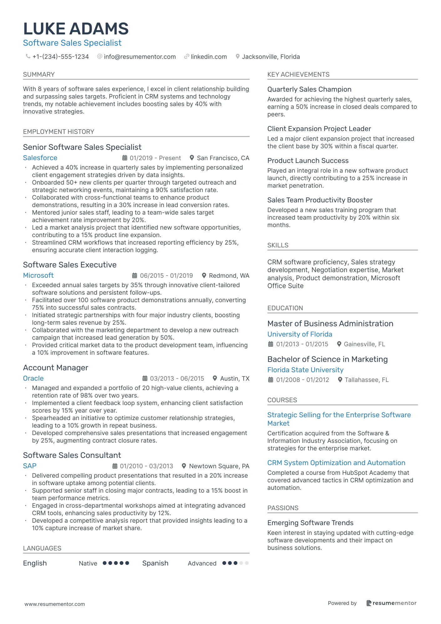 Software Sales Specialist