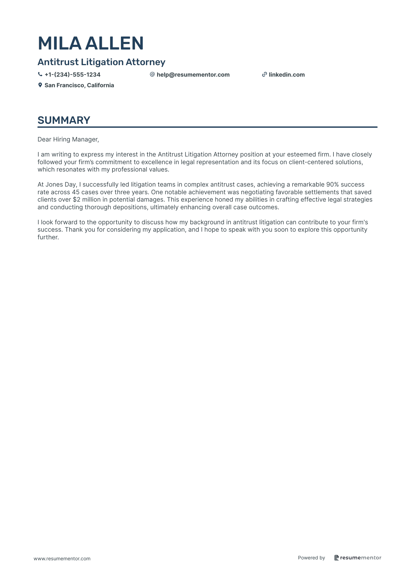 Antitrust Litigation Attorney