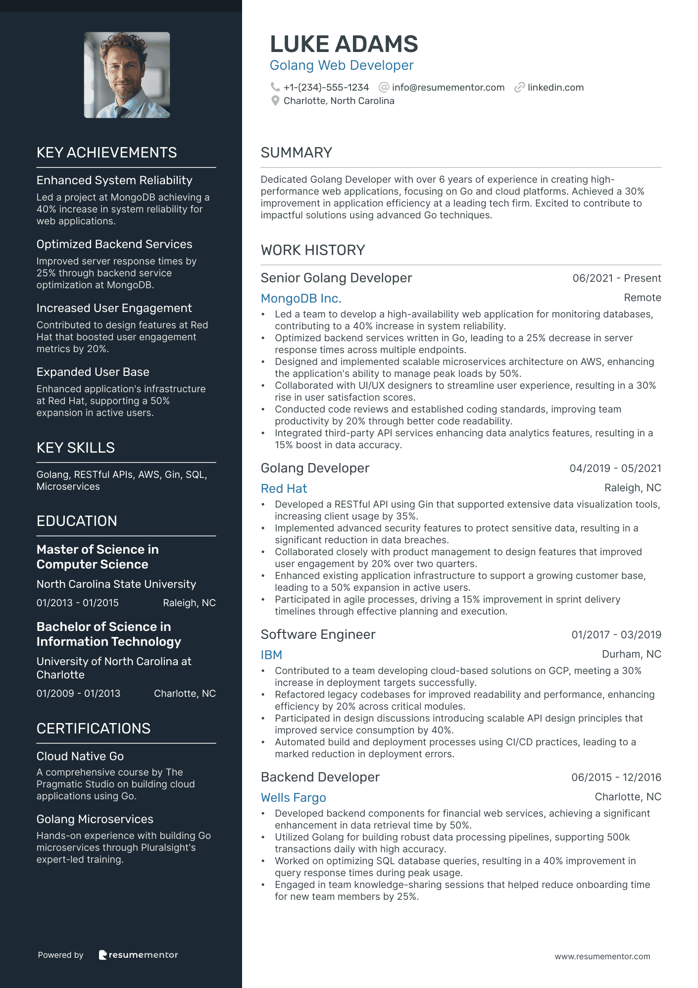 Golang Web Developer