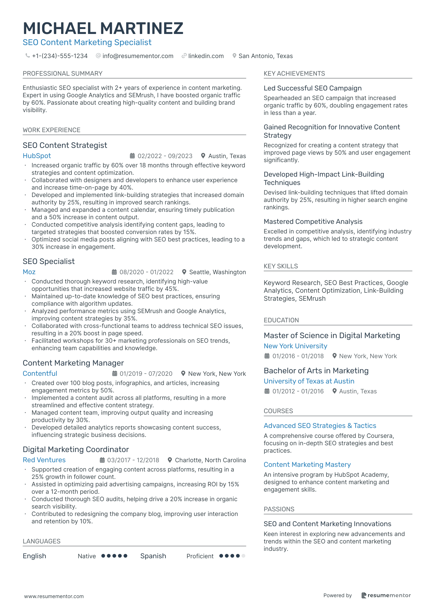 SEO Content Marketing Specialist