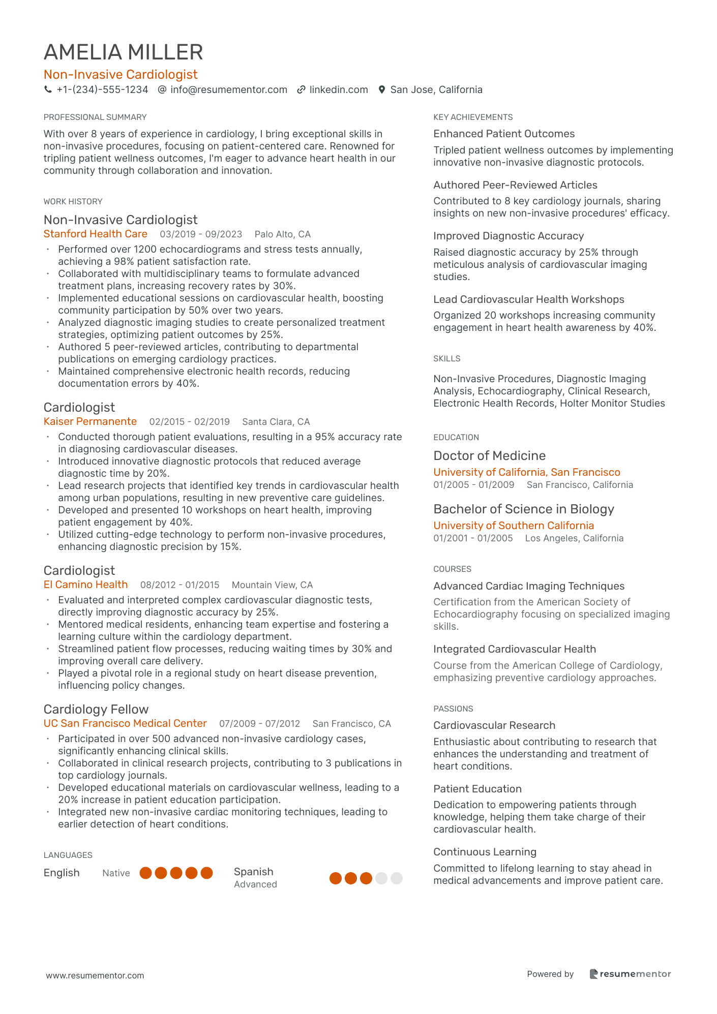 Non Invasive Cardiologist