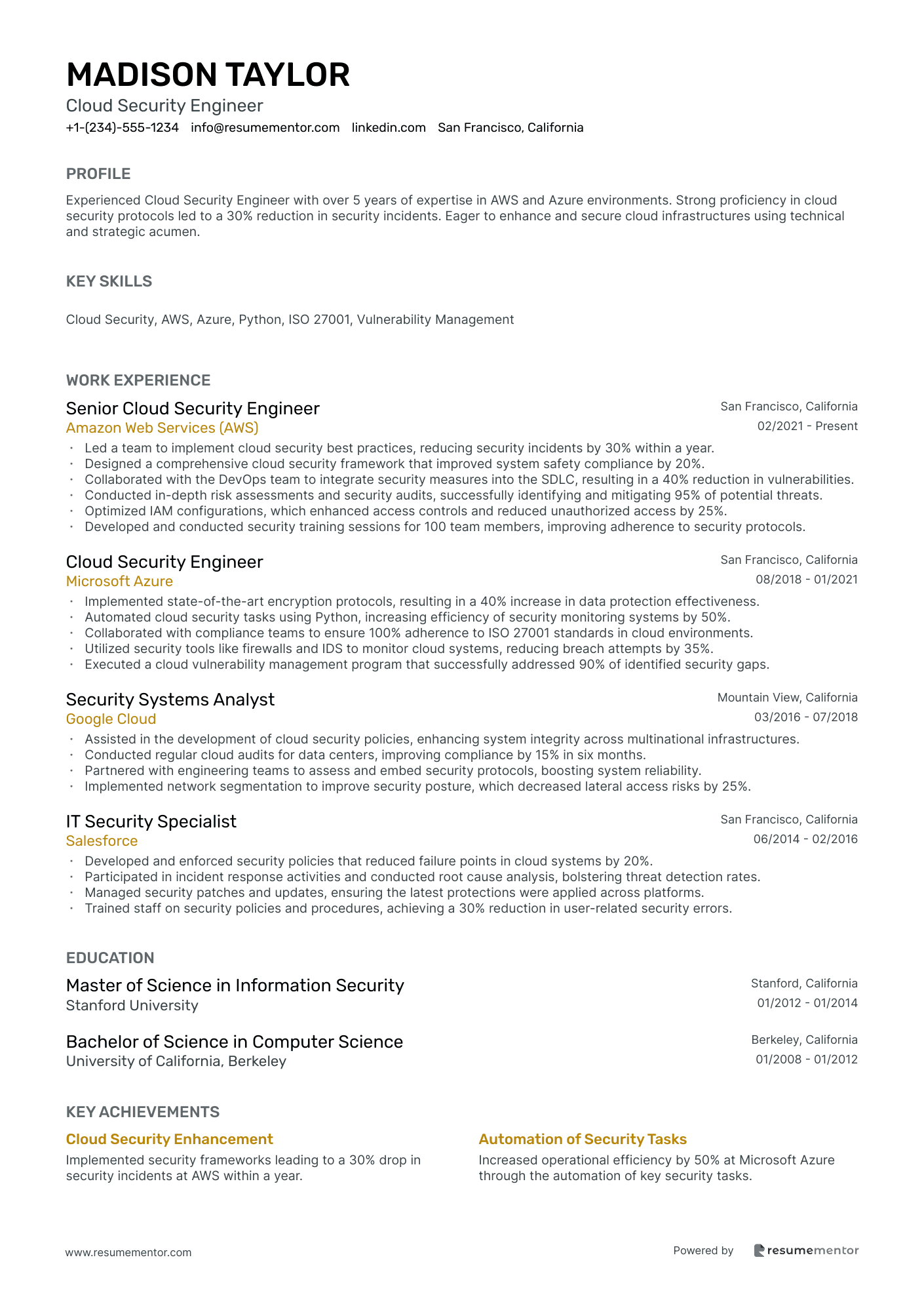 Cloud Security Engineer