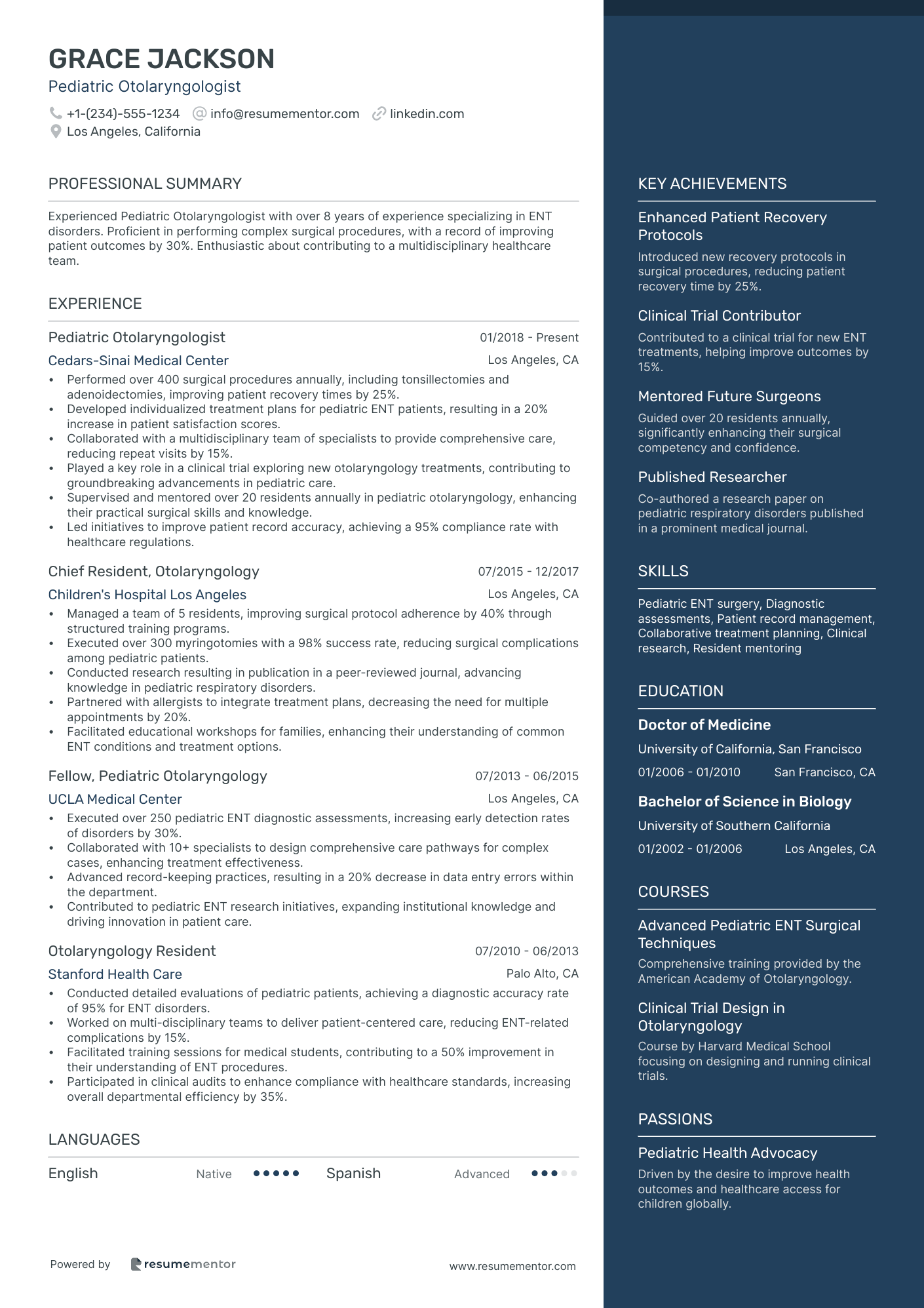 Pediatric Otolaryngologist