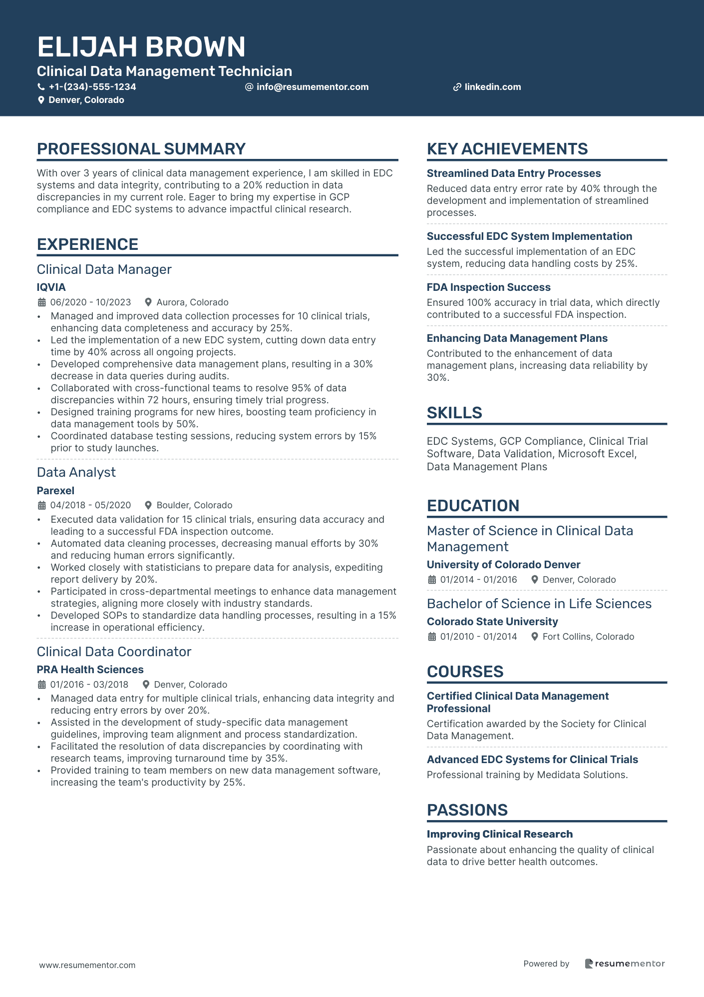 Clinical Data Management Technician