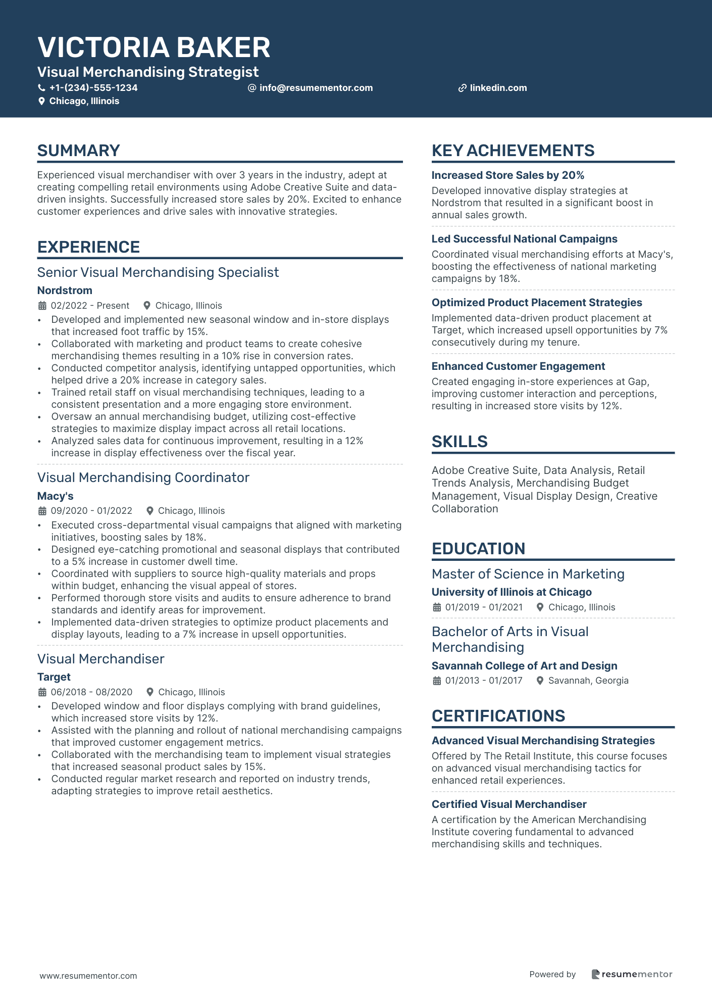 Visual Merchandising Strategist
