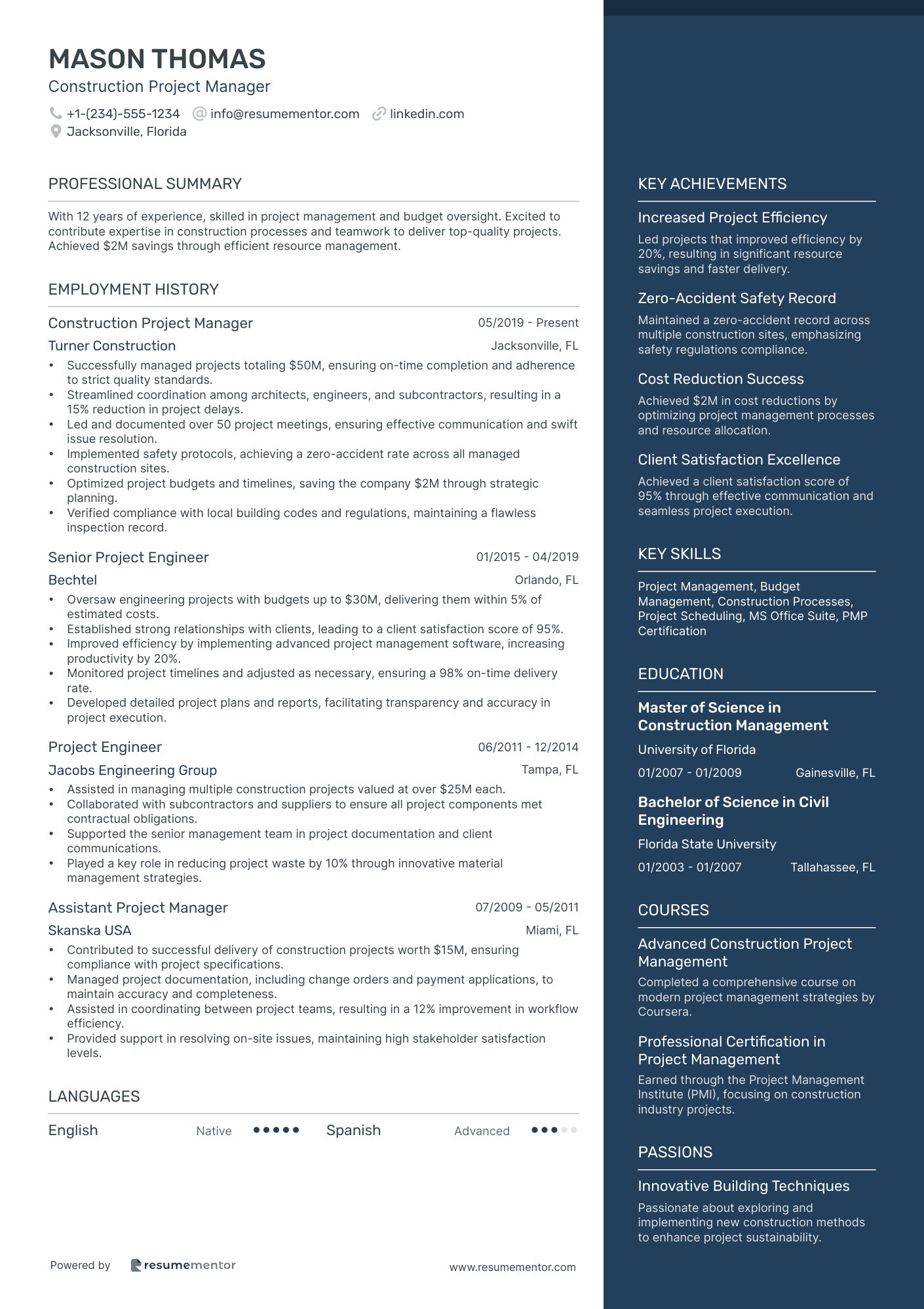 Construction Project Manager