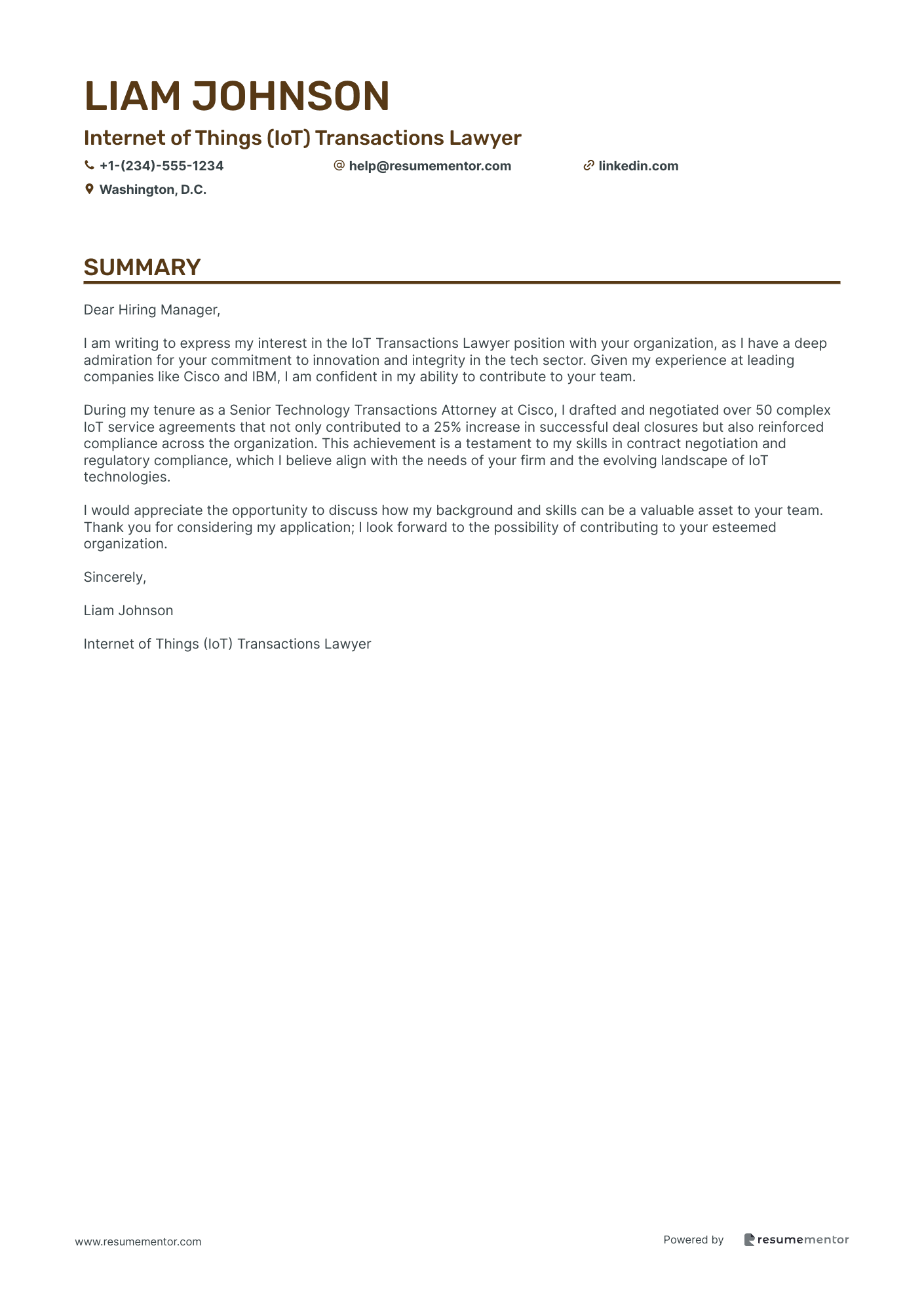 Internet of Things (IoT) Transactions Lawyer