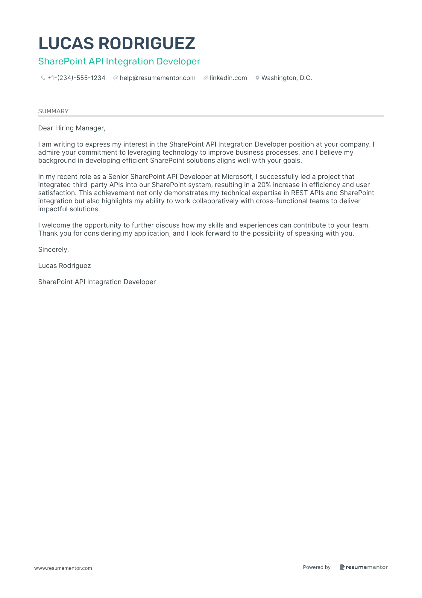 SharePoint API Integration Developer
