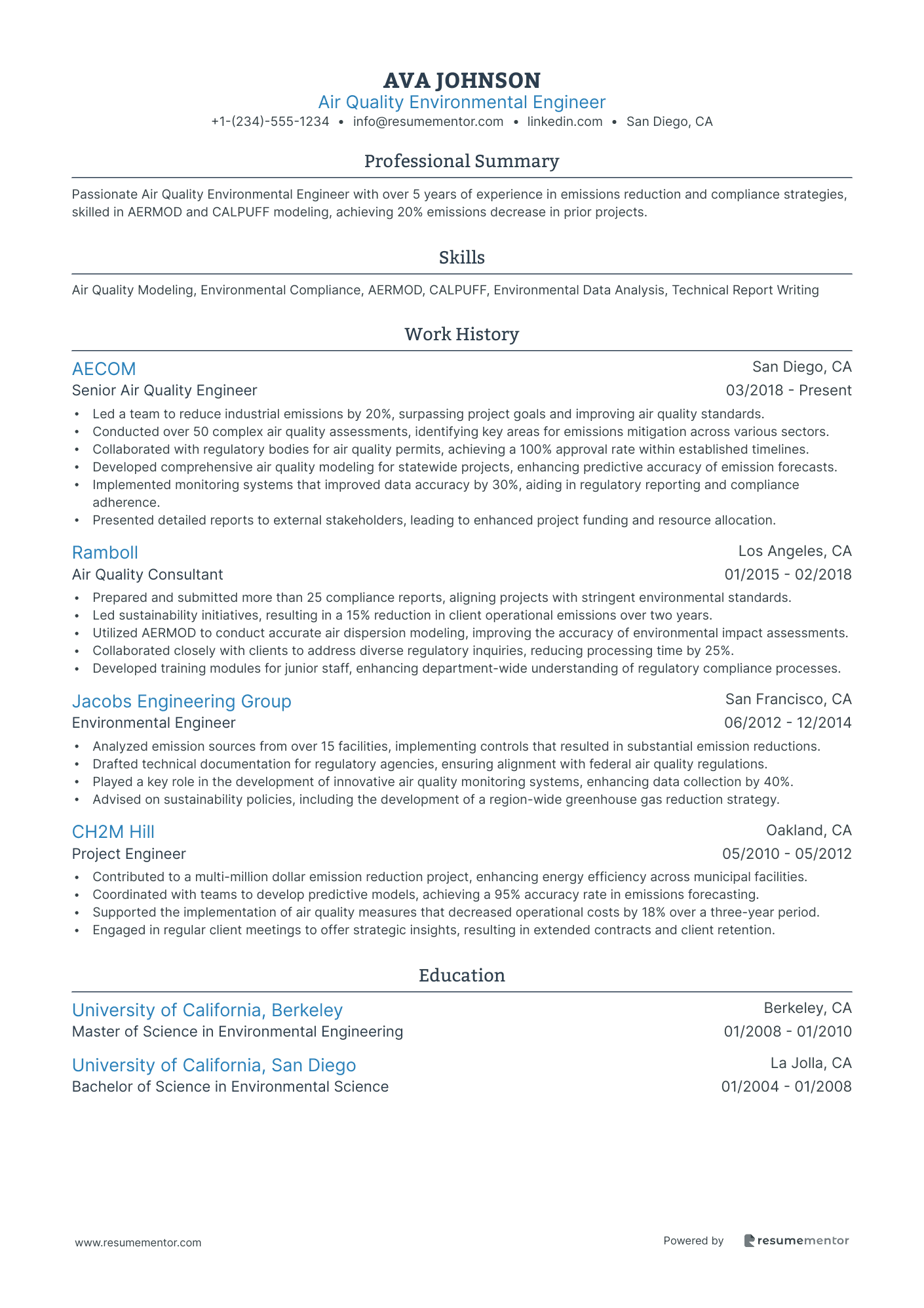 Air Quality Environmental Engineer