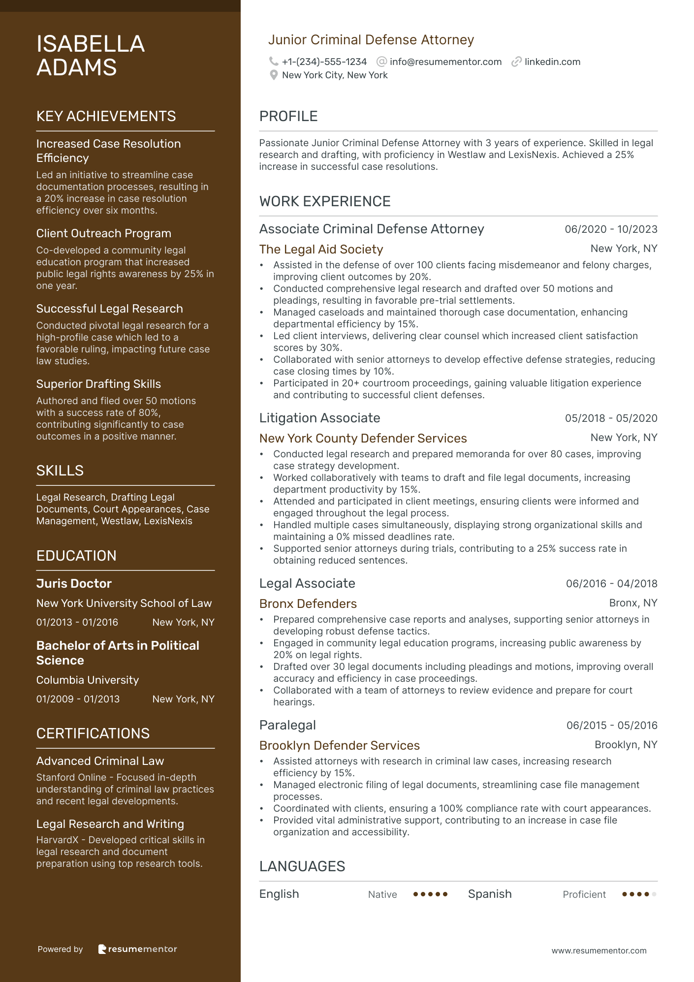 Junior Criminal Defense Attorney