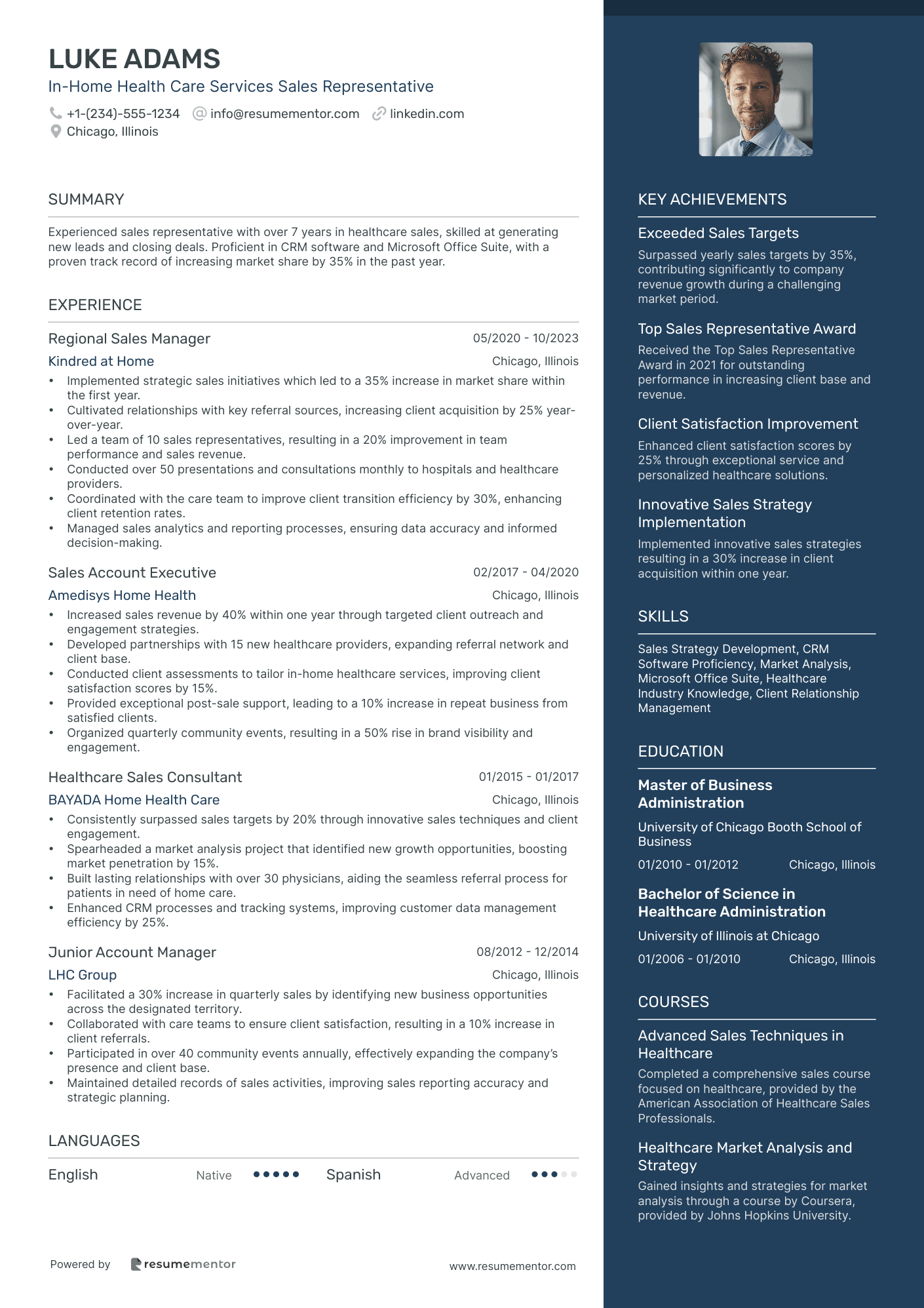 In Home Health Care Services Sales Representative