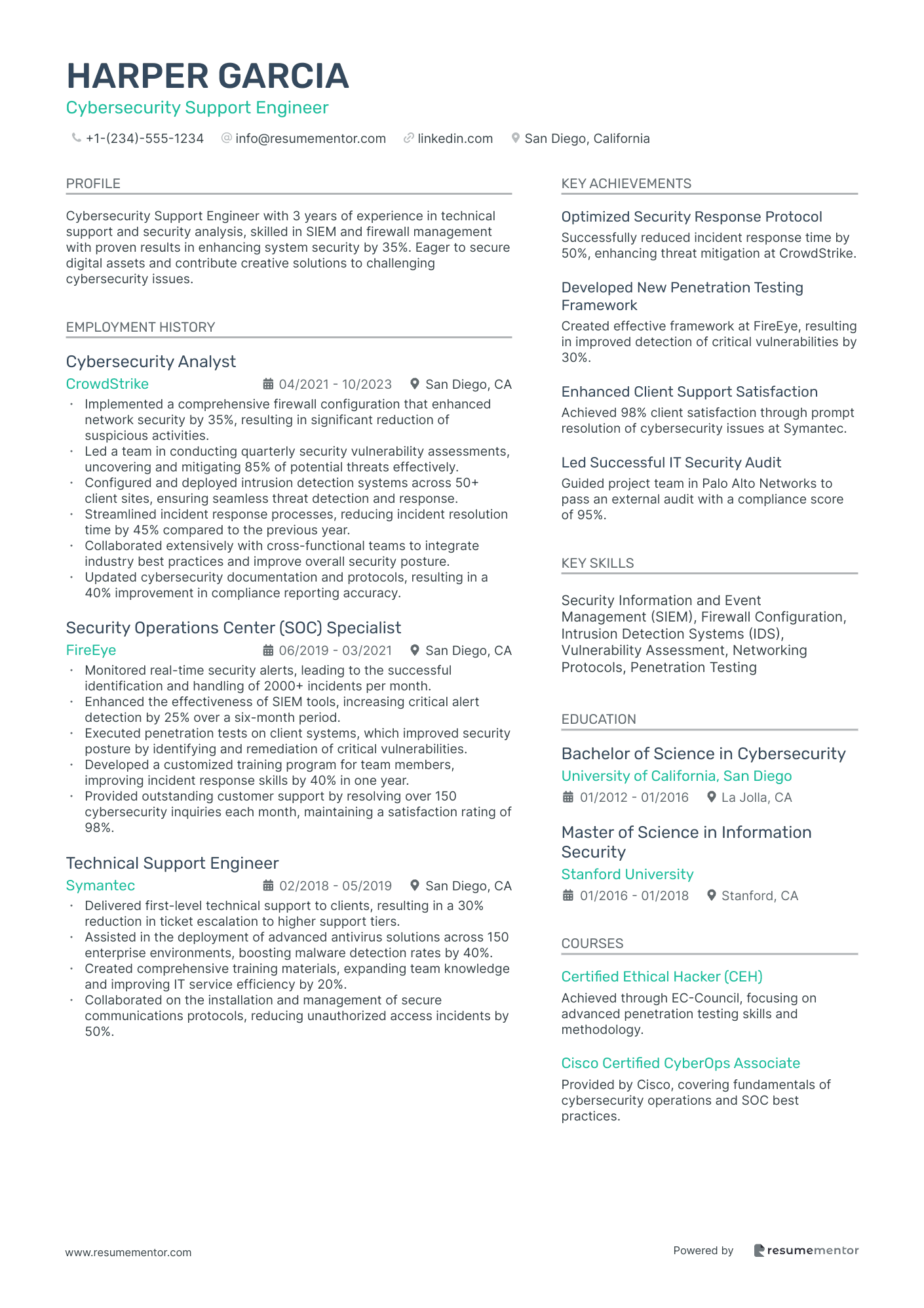 Cybersecurity Support Engineer