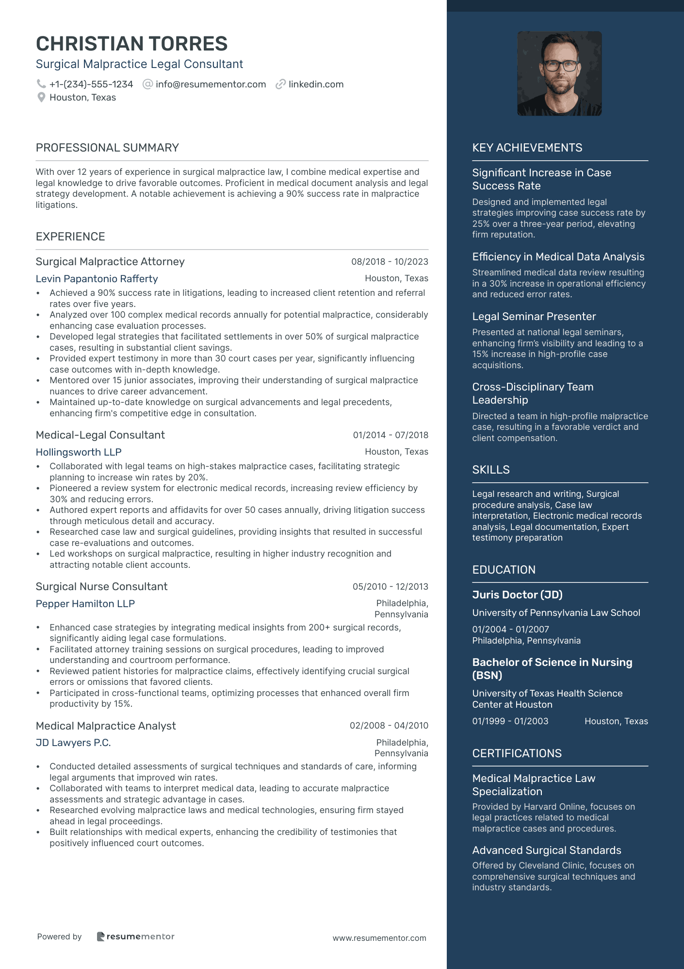 Surgical Malpractice Legal Consultant