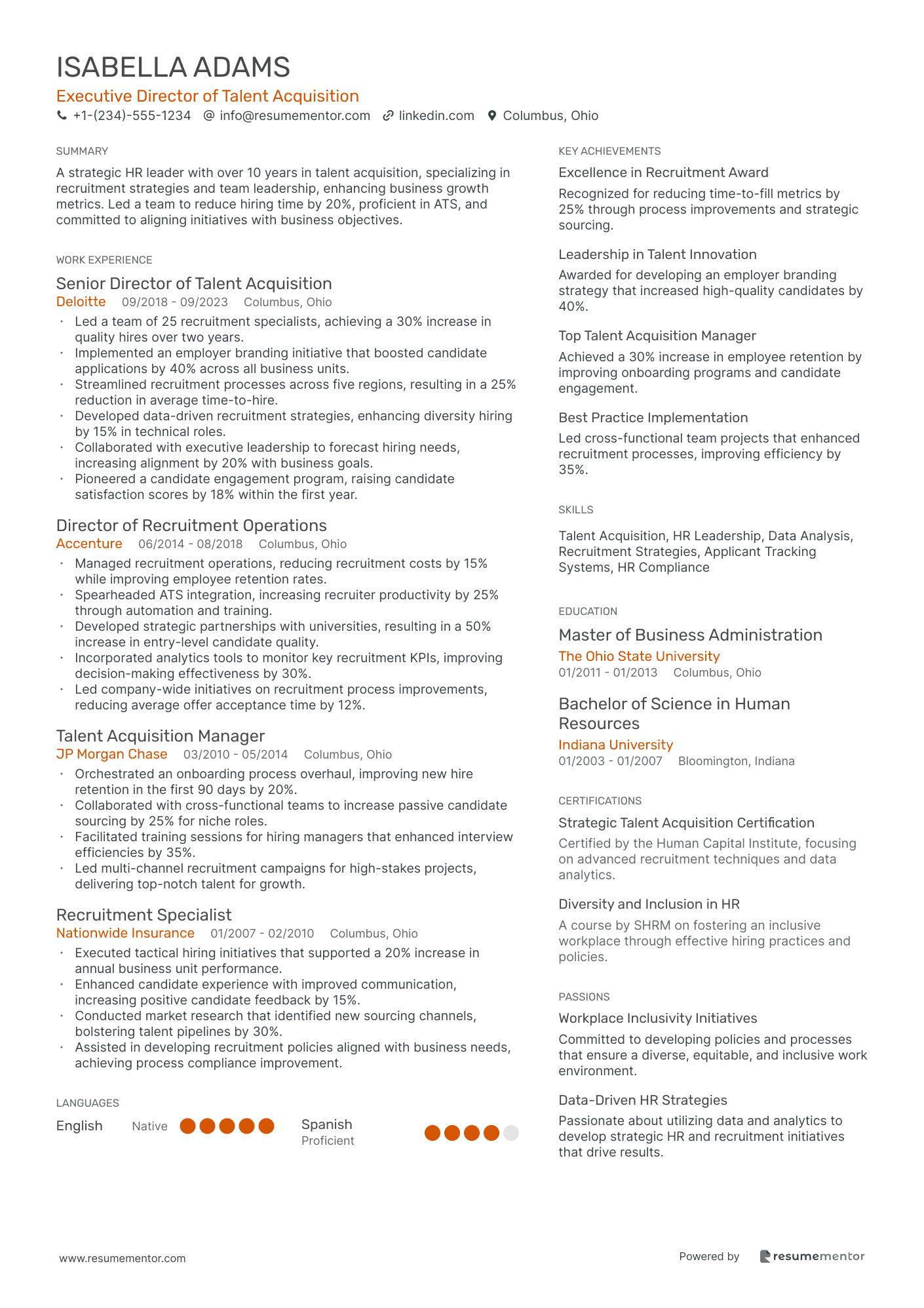 Executive Director of Talent Acquisition