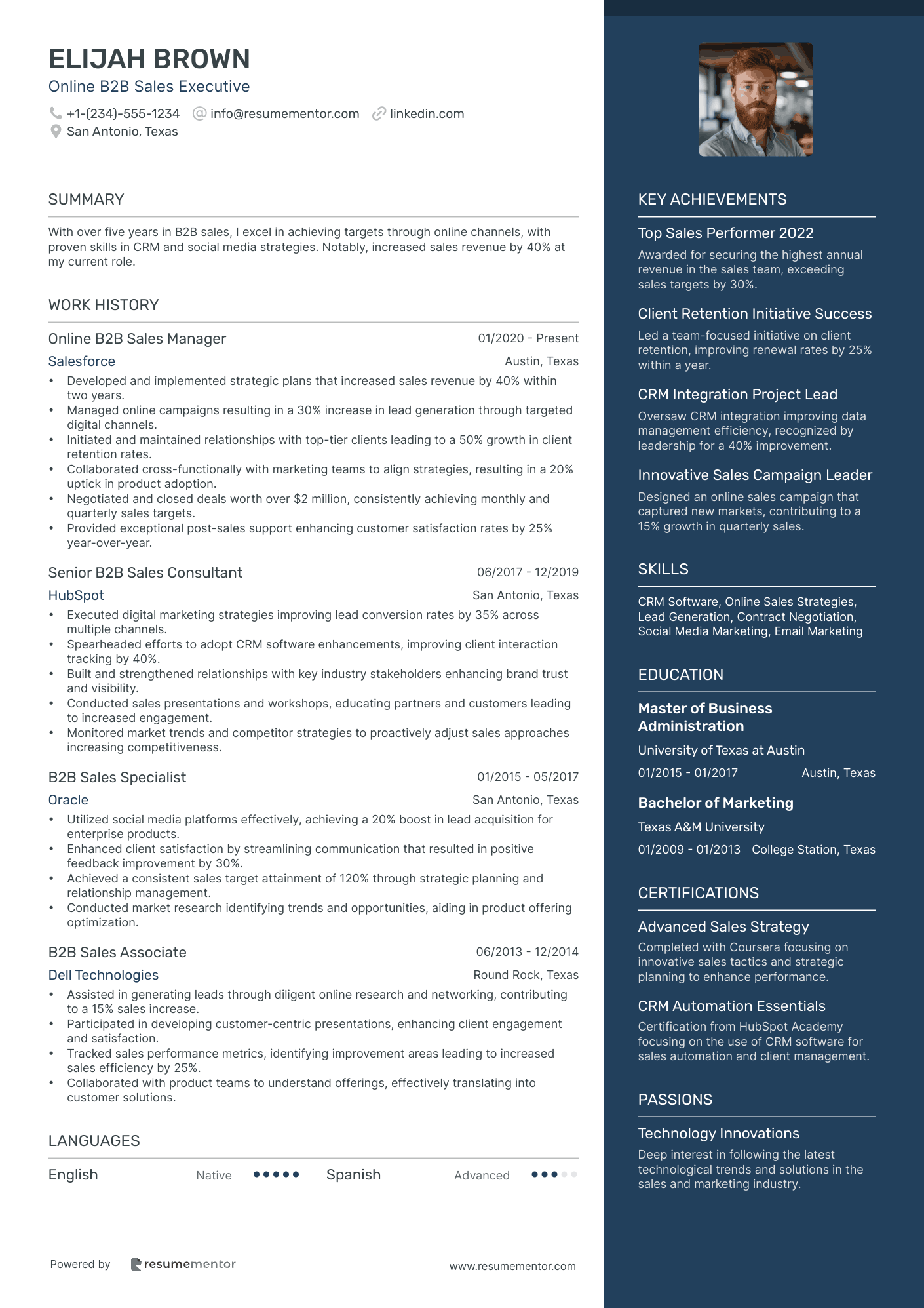 Online B2B Sales Executive