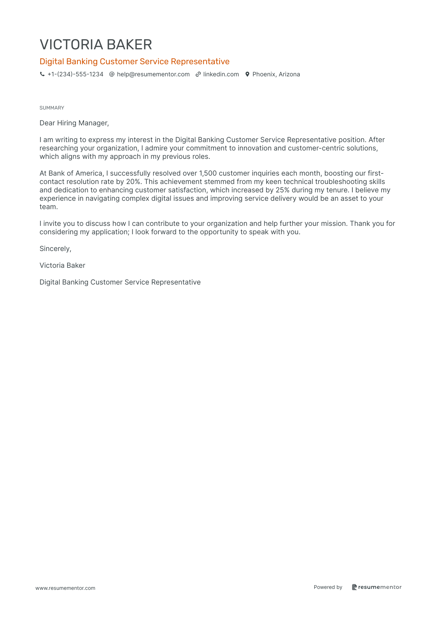 Digital Banking Customer Service Representative